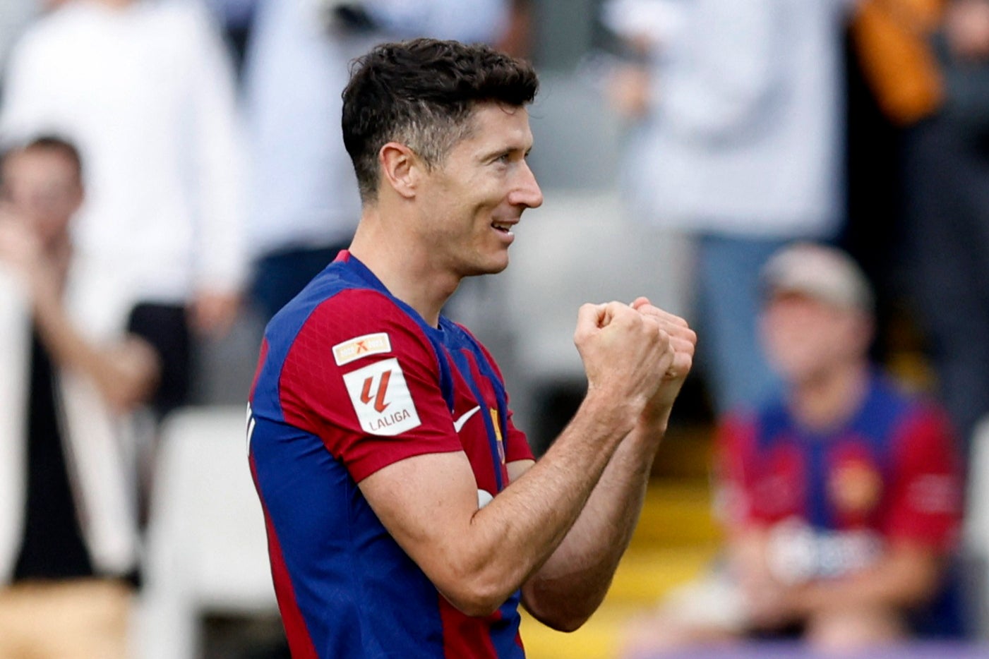 Robert Lewandowski has revealed his Barcelona future