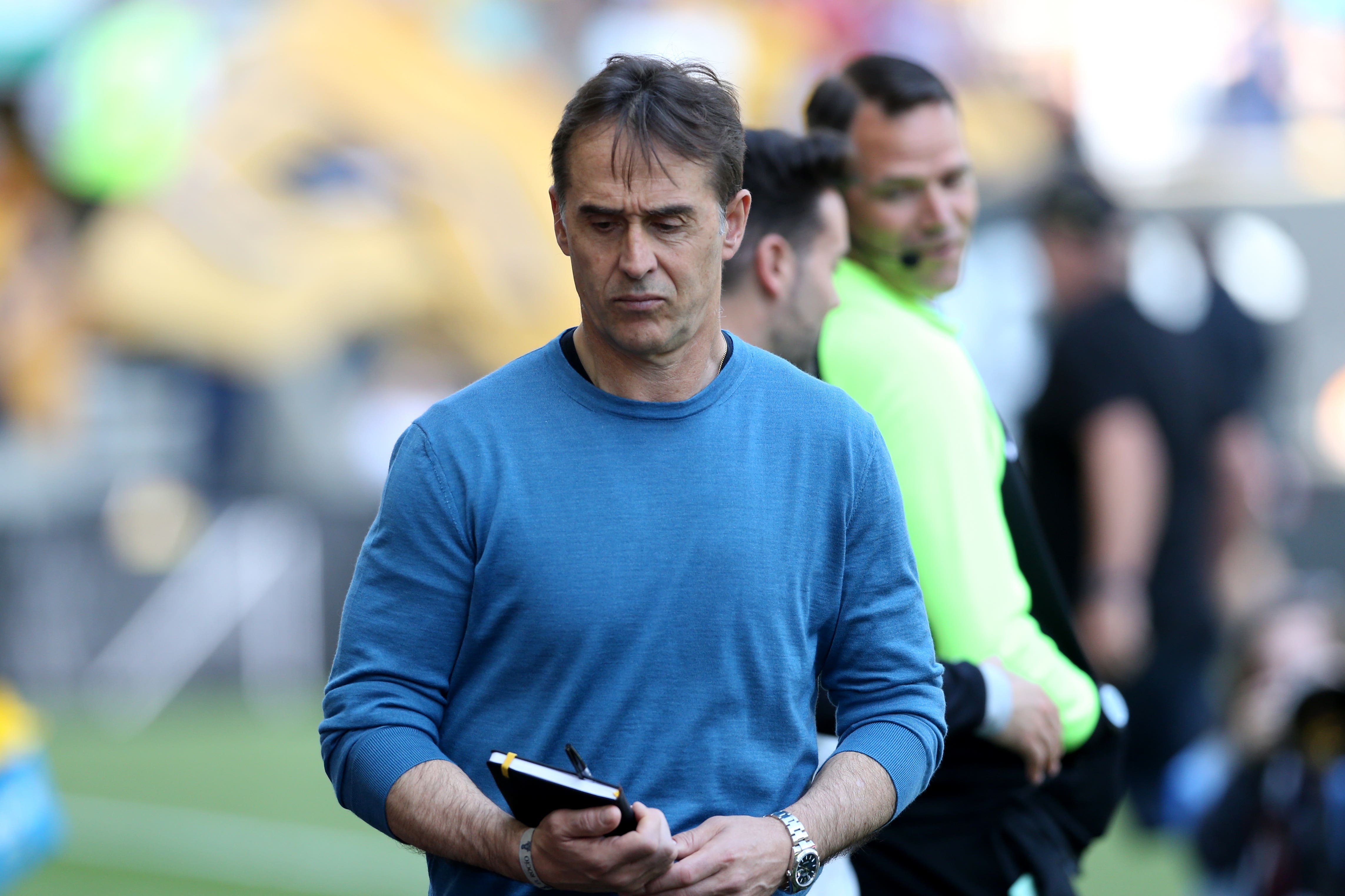 Julen Lopetegui has taken over at West Ham (Barrington Coombs/PA)