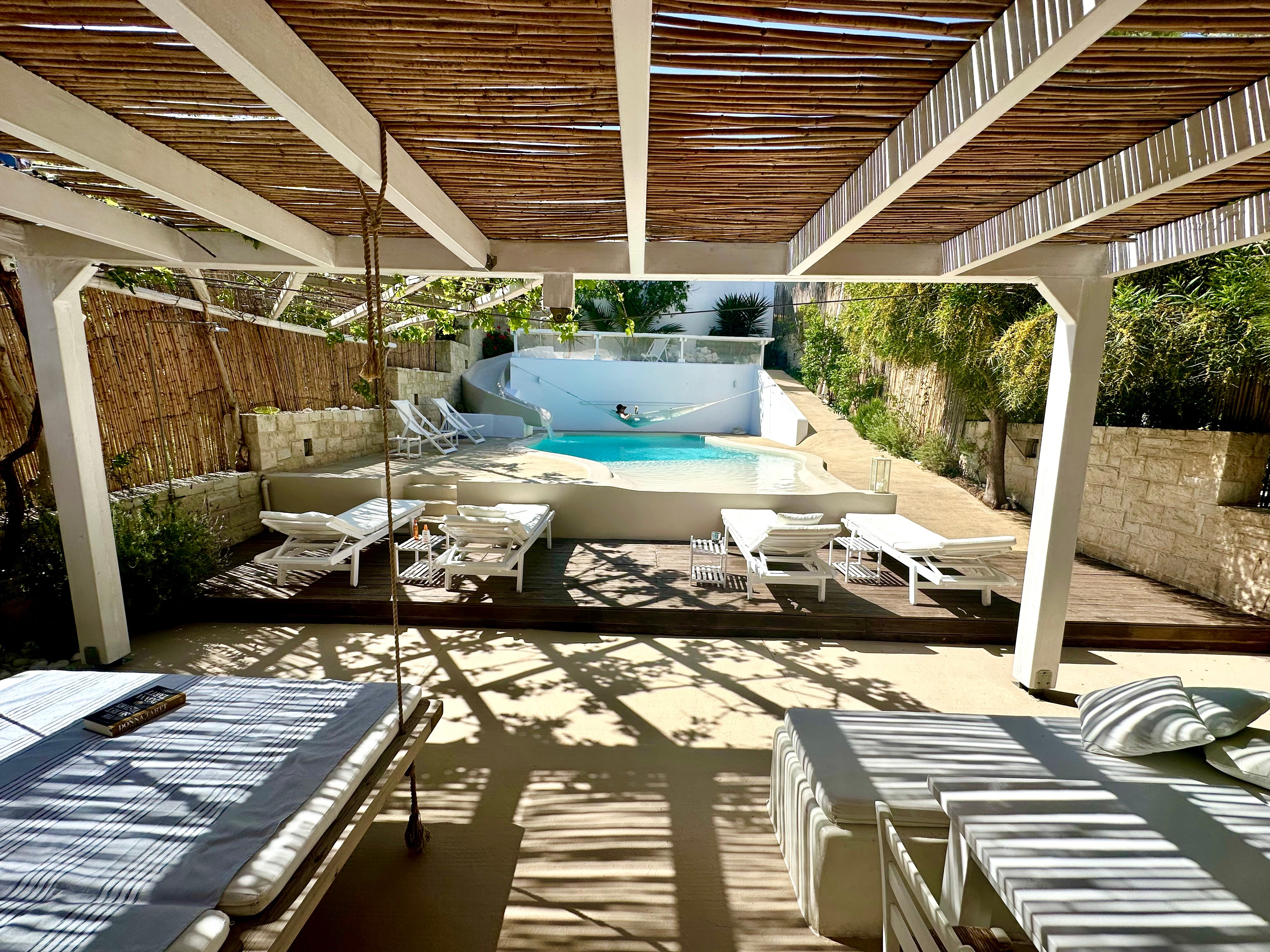 Pool time: the private terrace at Villa Ying