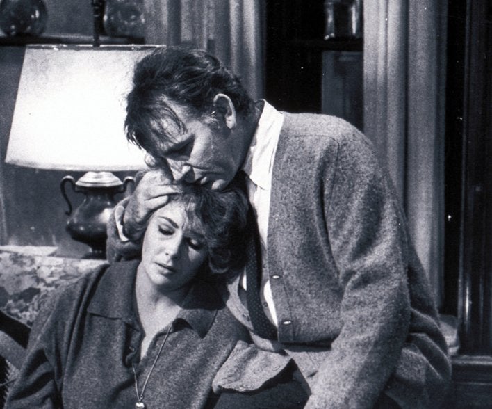 Taylor and two-time husband Richard Burton in ‘Who’s Afraid of Virginia Woolf?'