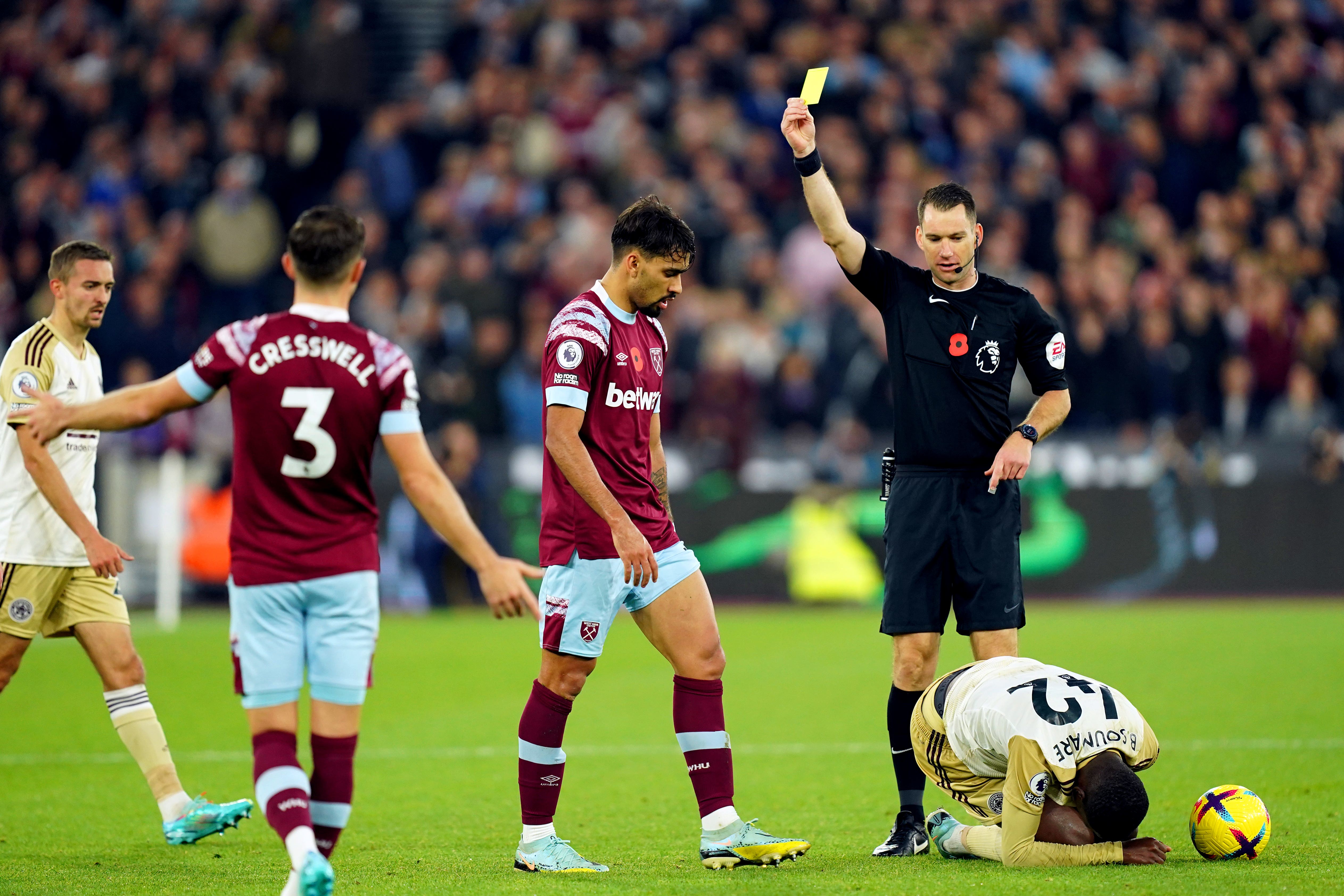 West Ham Lucas Paqueta midfielder has been charged with spot-fixing offences (James Manning/PA)