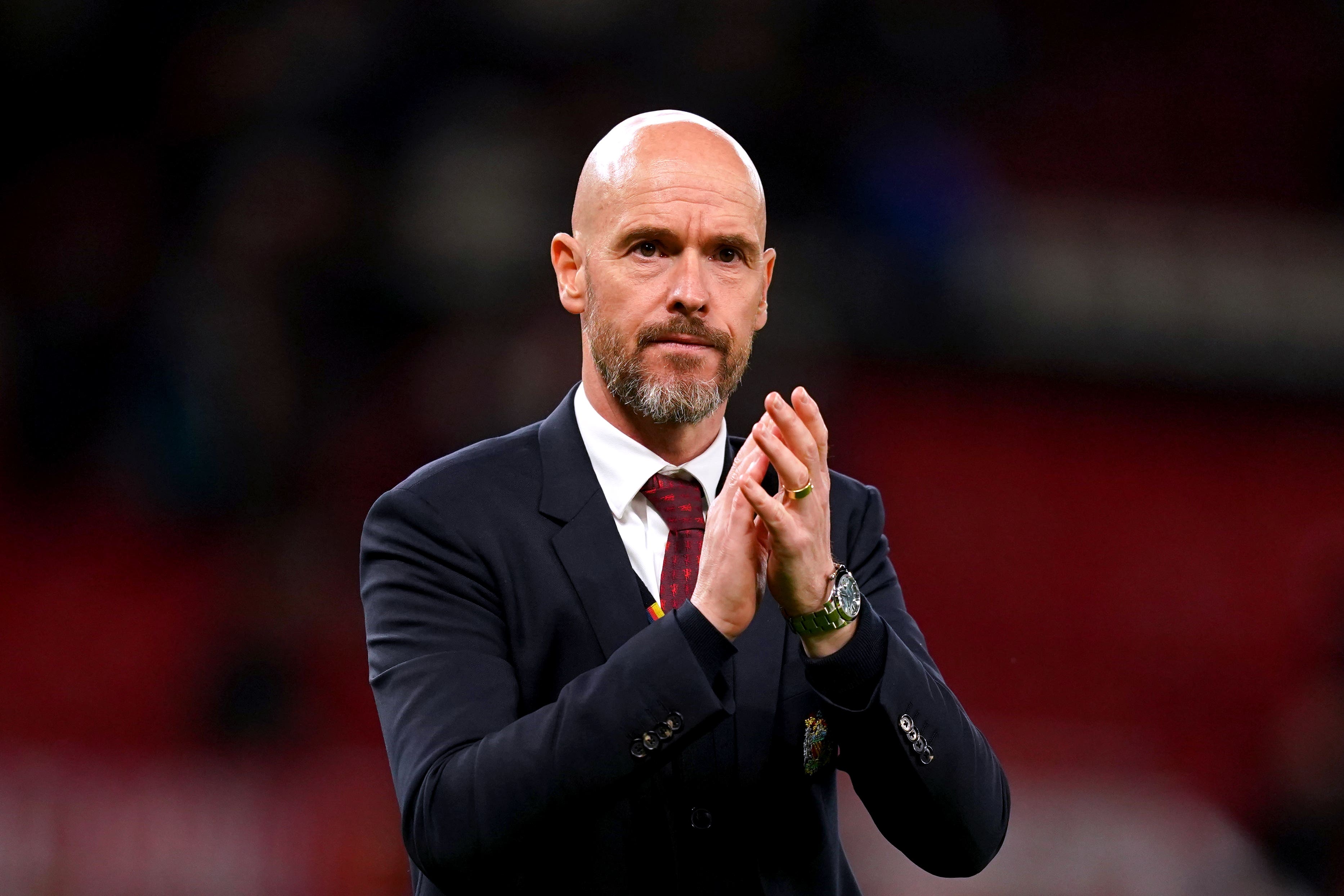 Manchester United manager Erik ten Hag is gearing up for the FA Cup final (Martin Rickett/PA).