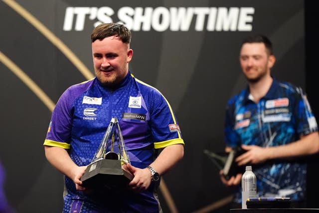 <p>Luke Littler (left) is the reigning Premier League Darts champion after beating Luke Humphries (right) in last year’s final</p>
