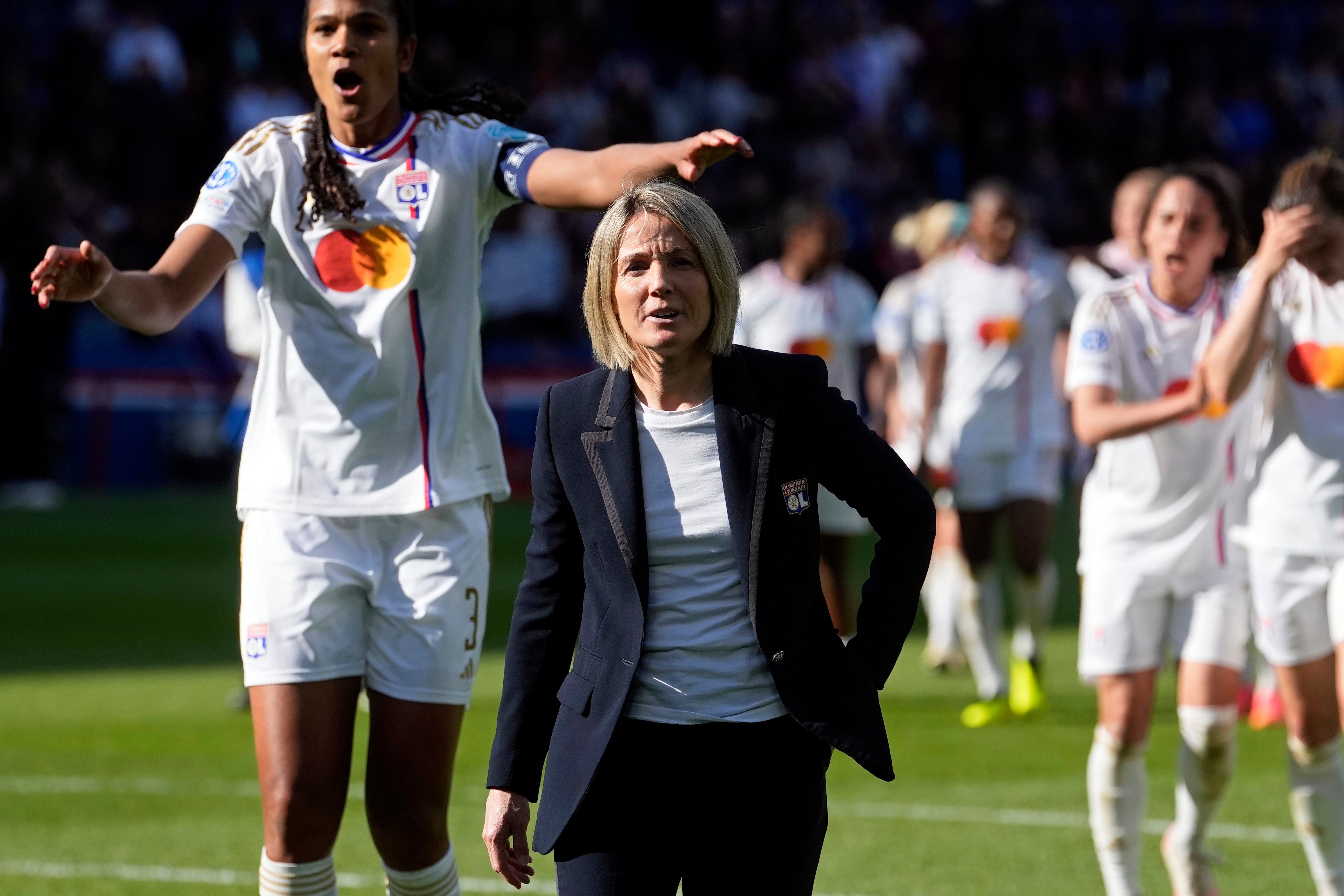 Lyon manager Sonia Bompastor is the first woman to win the WCL as both a player and coach.