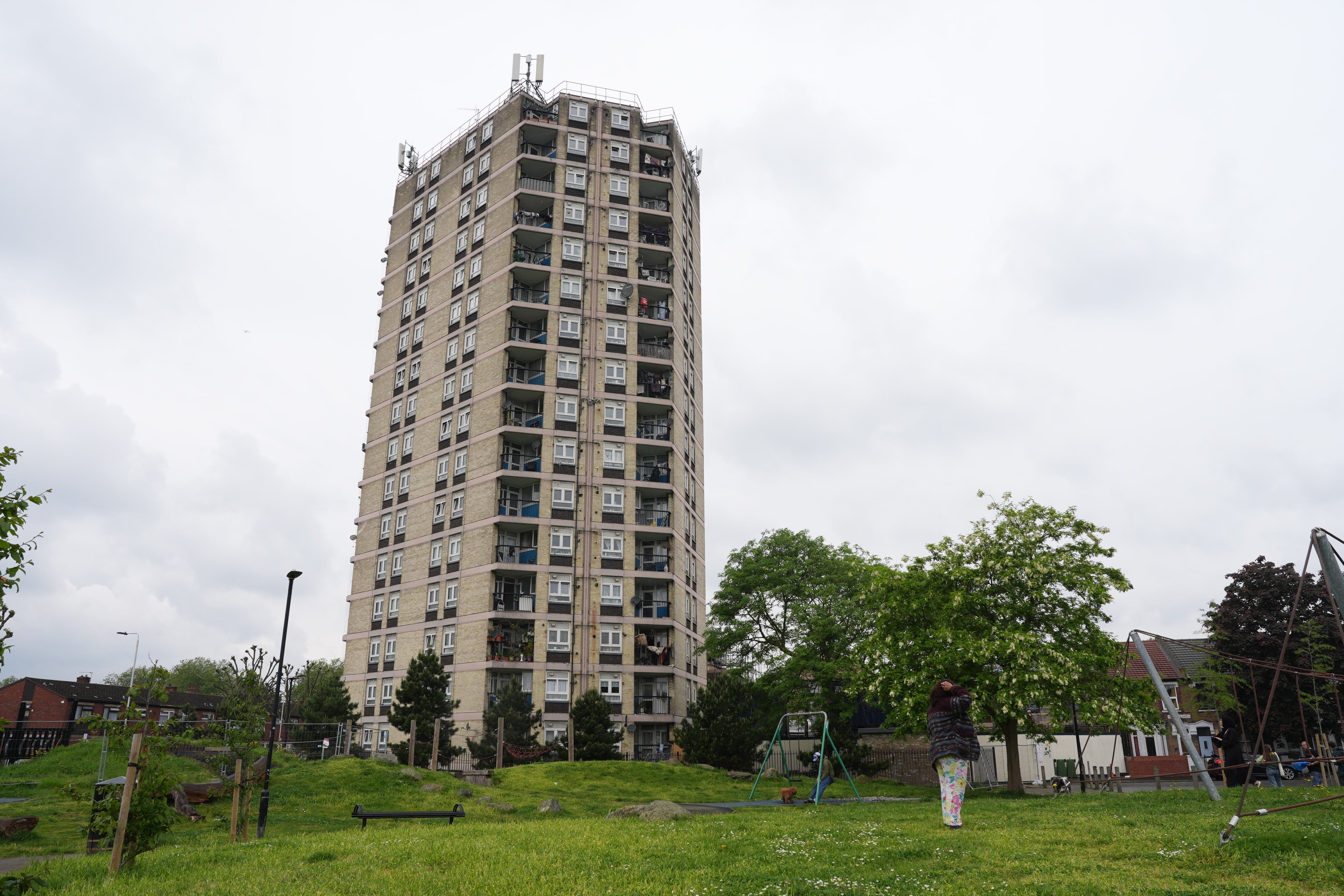 Jacobs House in Plaistow, east London (Jordan Pettitt/PA)