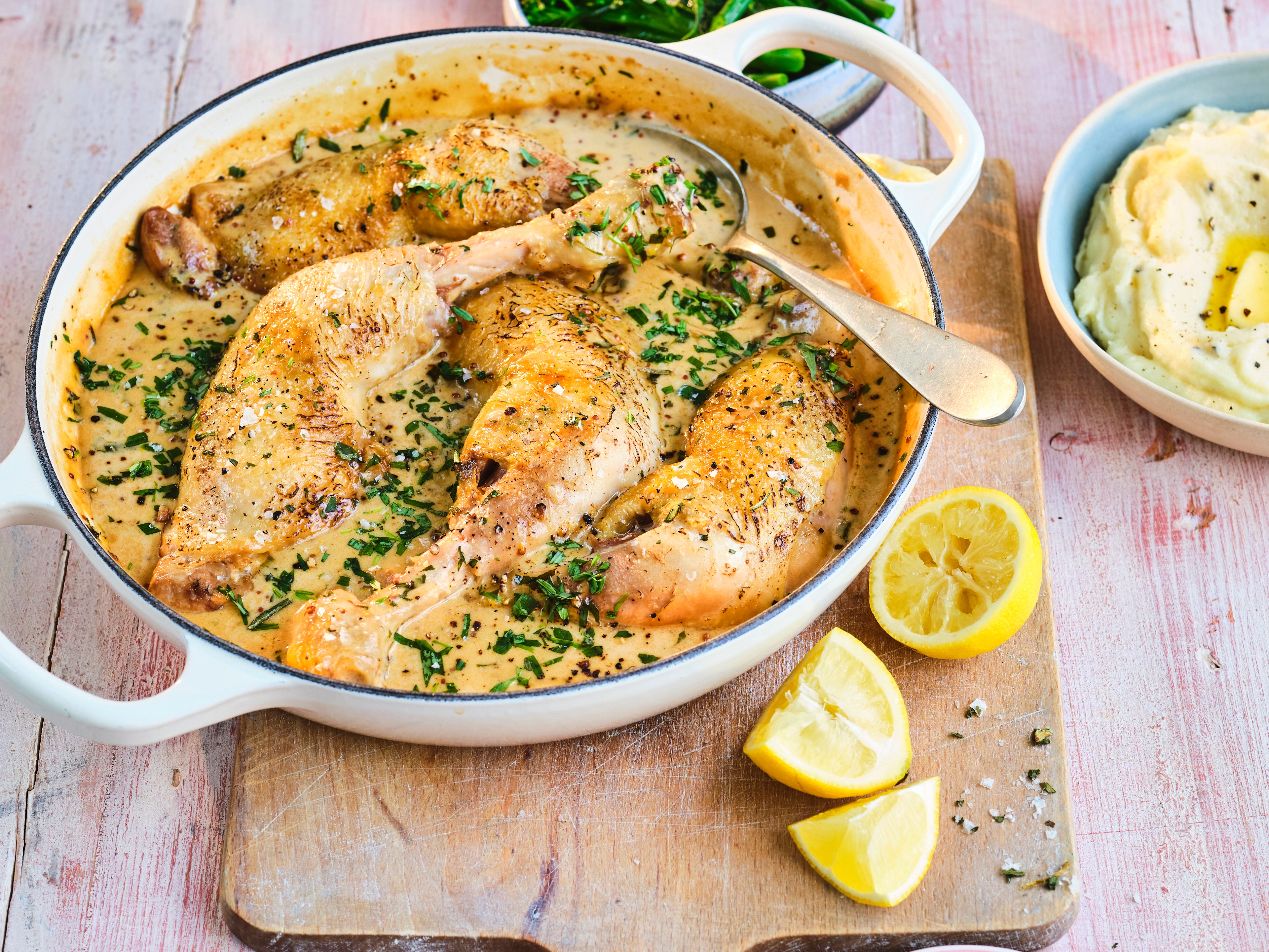 When life gives you garlic and tarragon, make chicken that’ll knock your socks off