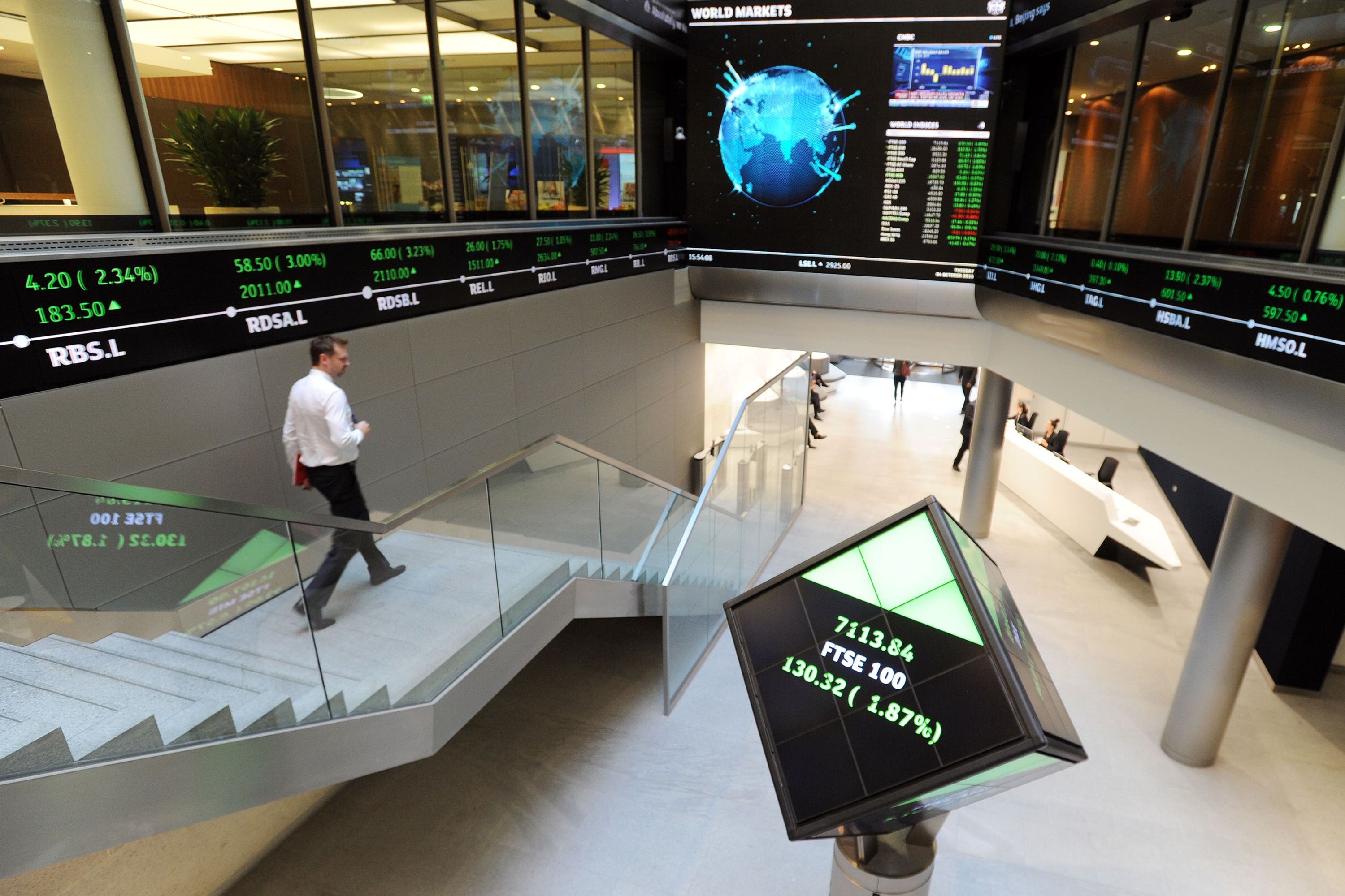 London’s premier stock index was left nursing a week of losses on Friday (Nicholas. T. Ansell/PA)