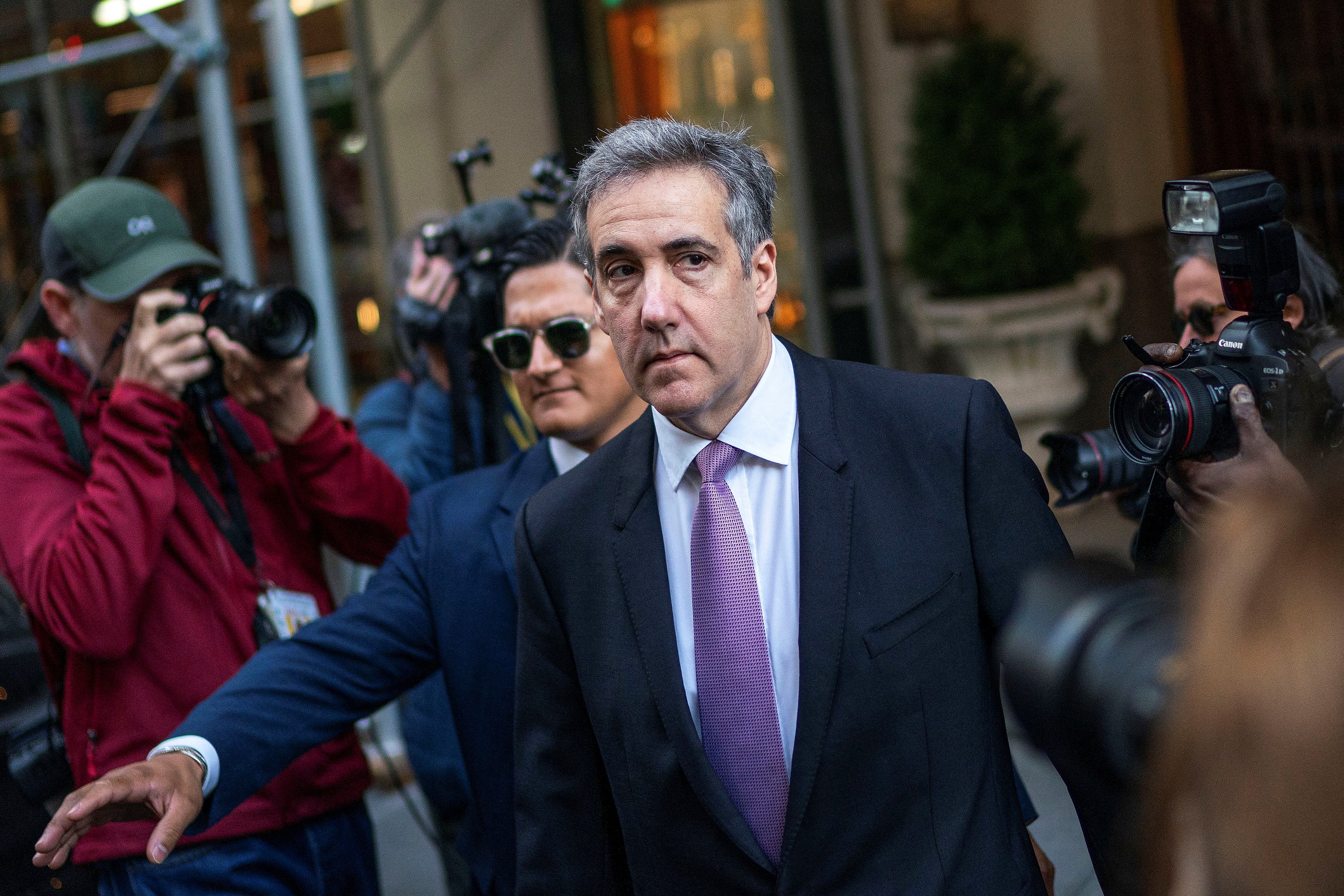 Michael Cohen, Donald Trump’s former lawyer, leaves his home in Manhattan on May 20 to testify in the former president’s criminal trial