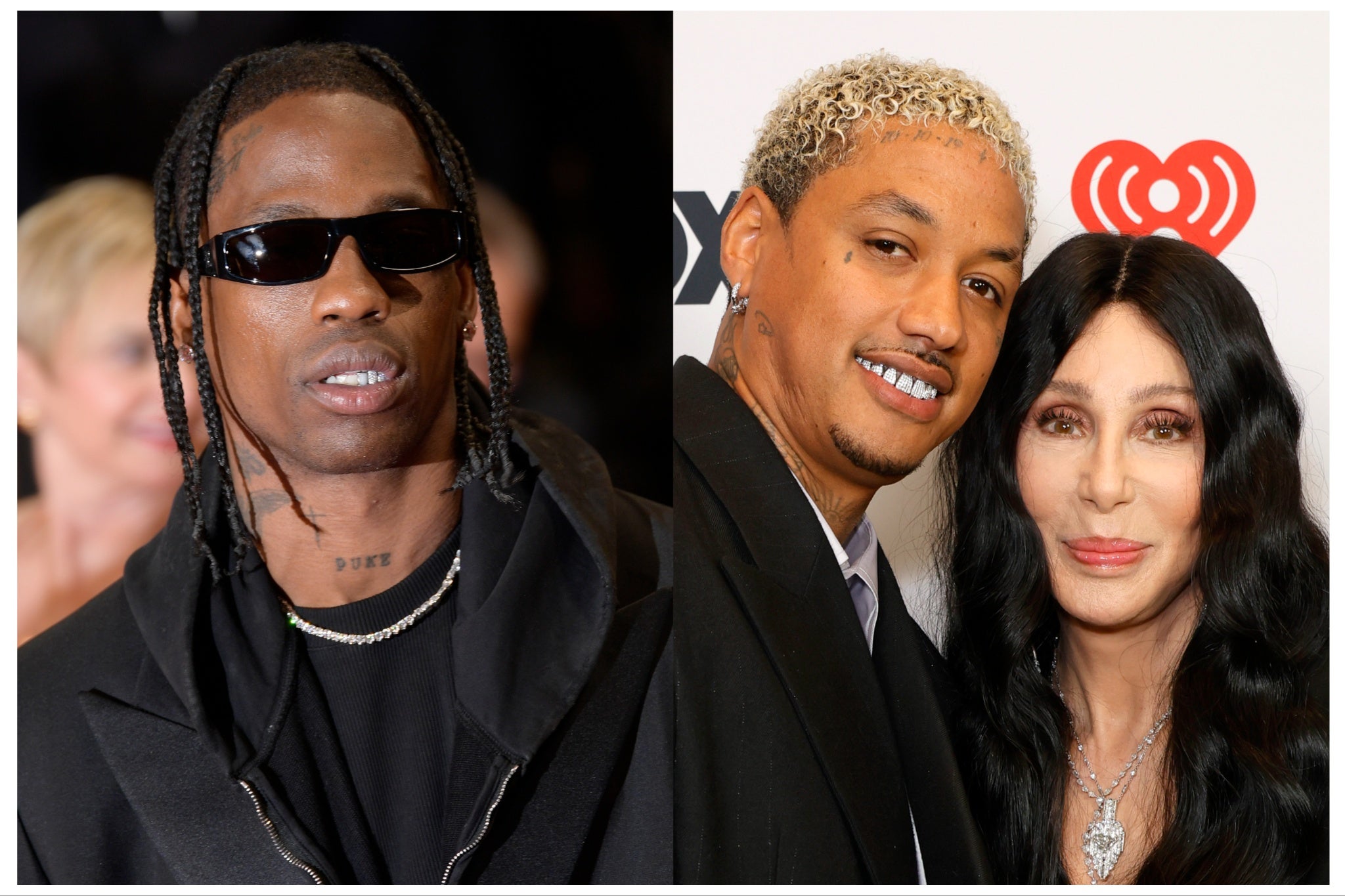 Travis Scott, Alexander ‘AE’ Edwards and Cher