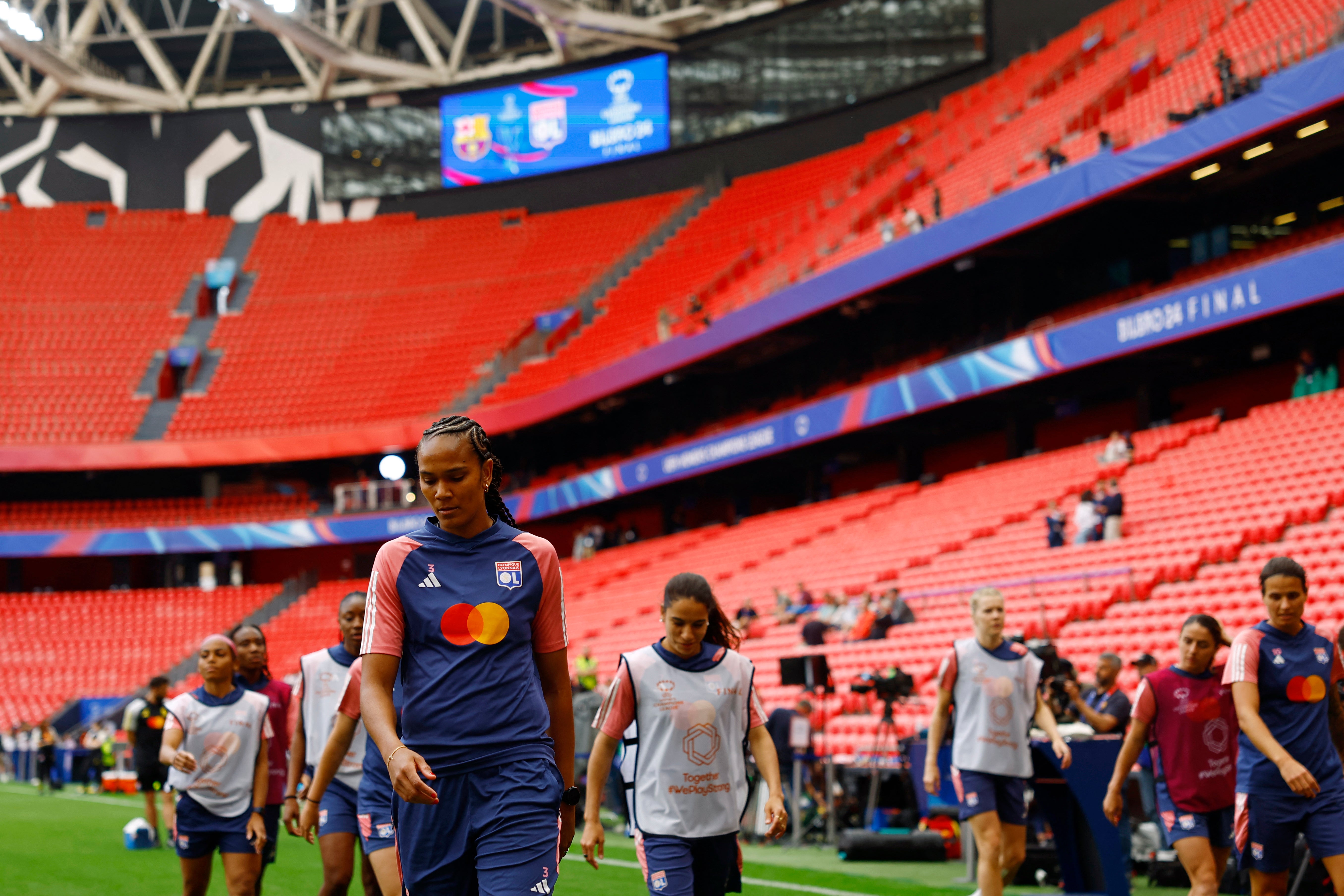 Lyon captain Wendie Renard has won the Champions League eight times