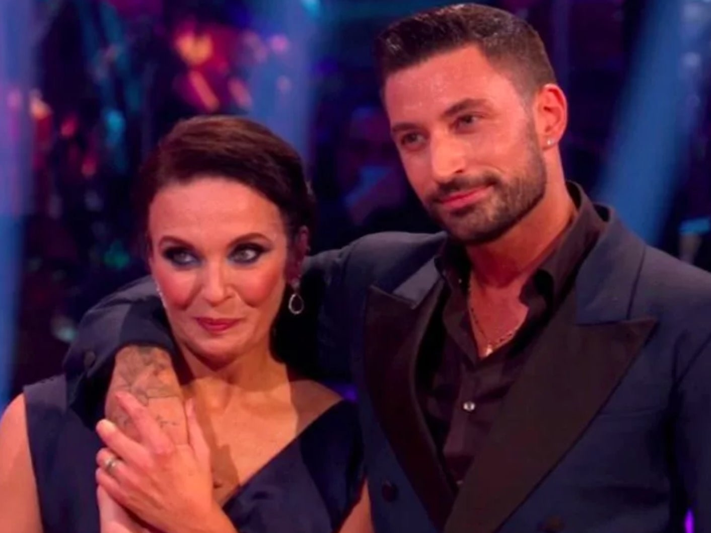 Giovanni Pernice and Amanda Abbington on ‘Strictly Come Dancing’