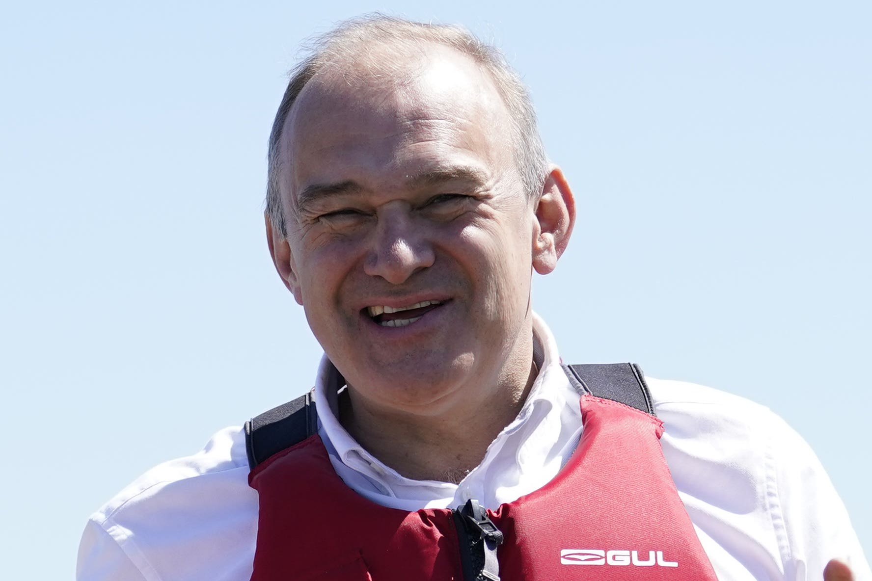 Liberal Democrat leader Sir Ed Davey at Birdham Pool Marina near Chichester (Andrew Matthews/PA)