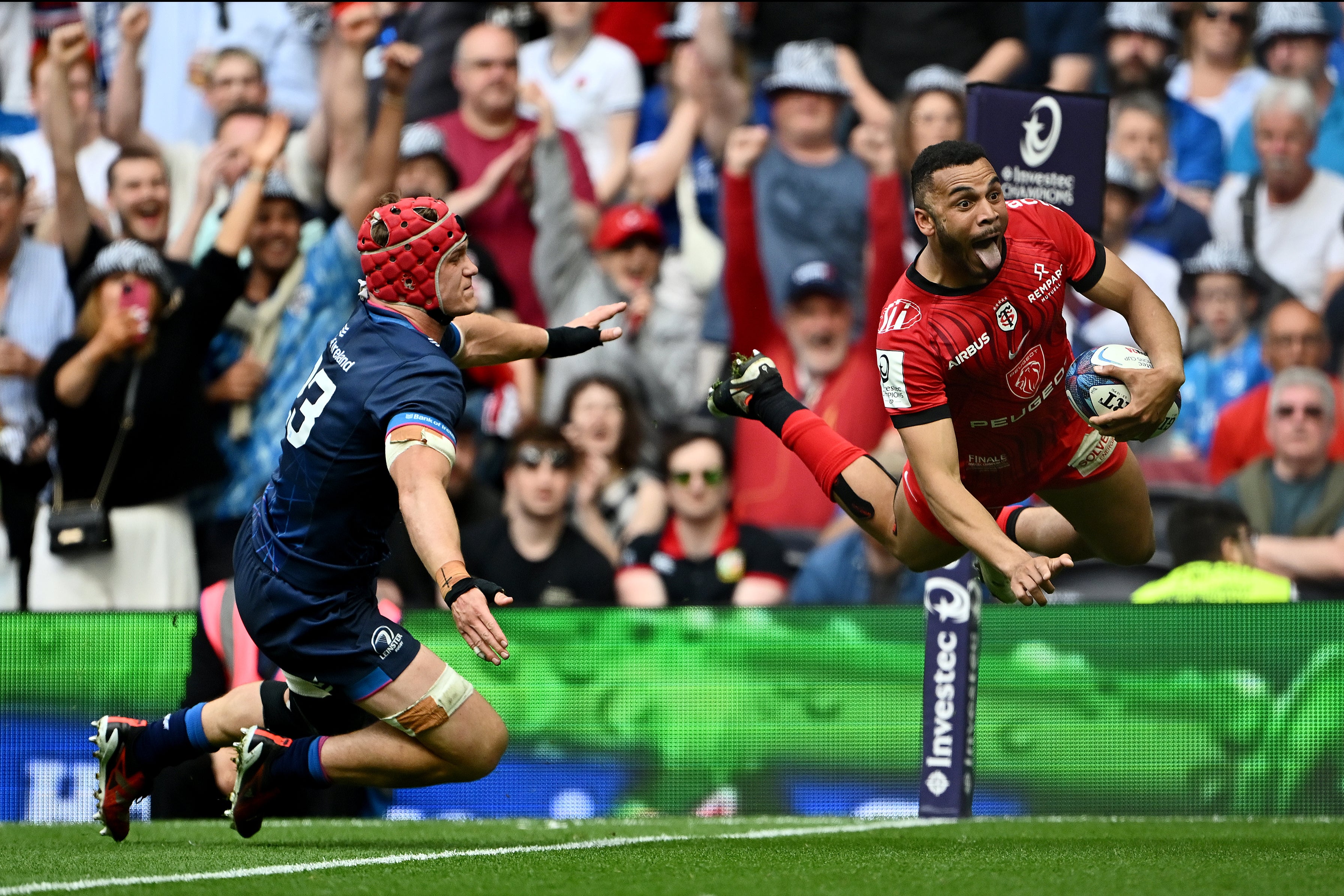 Toulouse edged Leinster in extra time to claim the Champions Cup