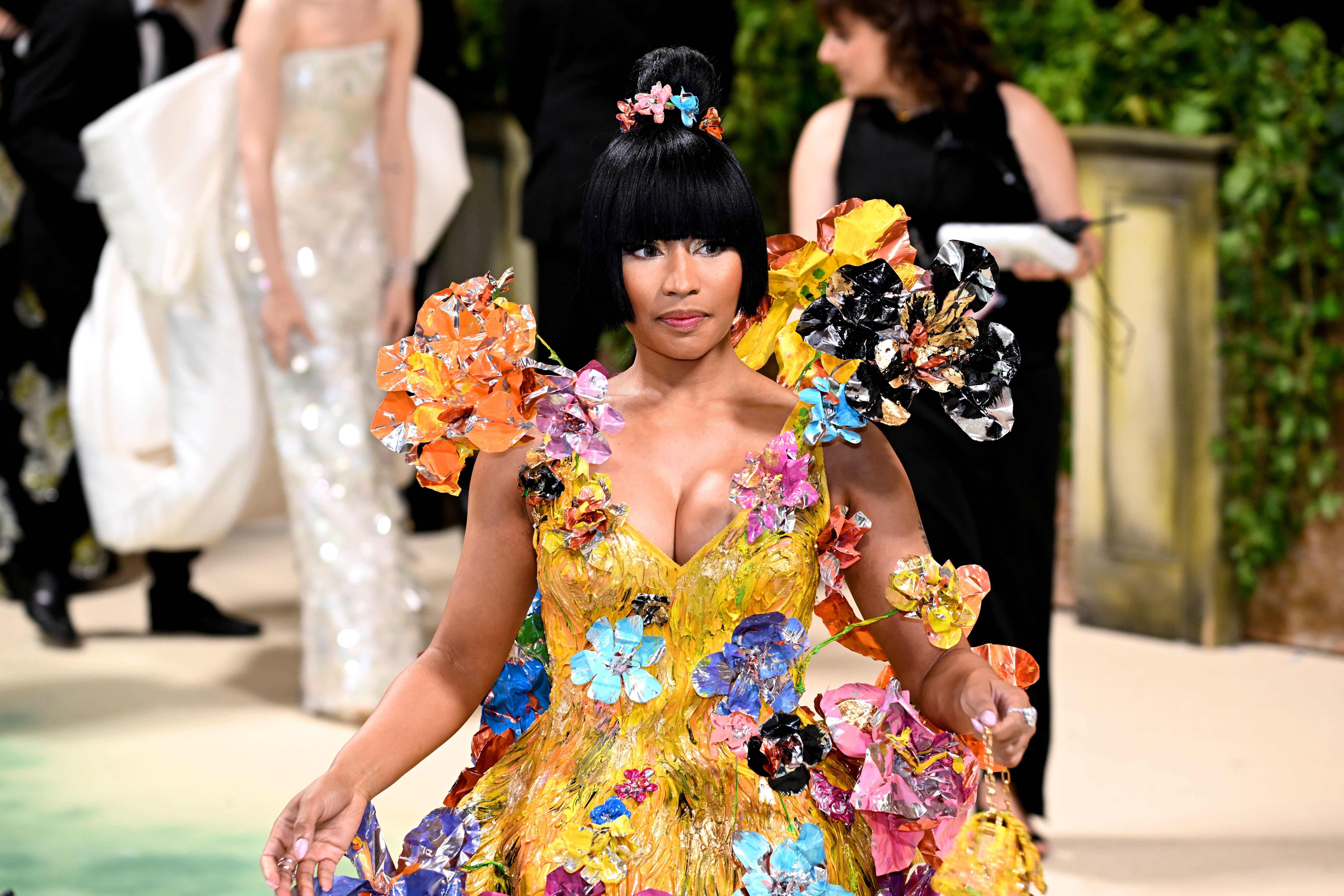 Singer Nicki Minaj at the Met Gala (Matt Crossick/PA)