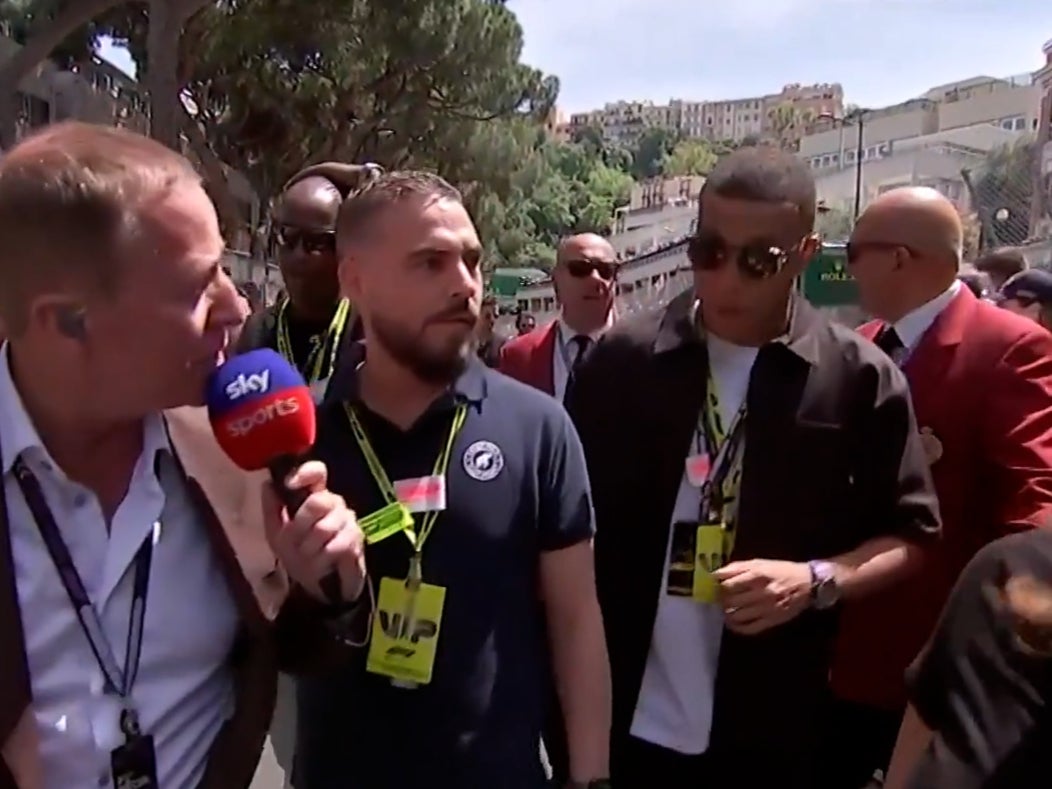 Brundle told off Kylian Mbappe's security guard in Monaco last year