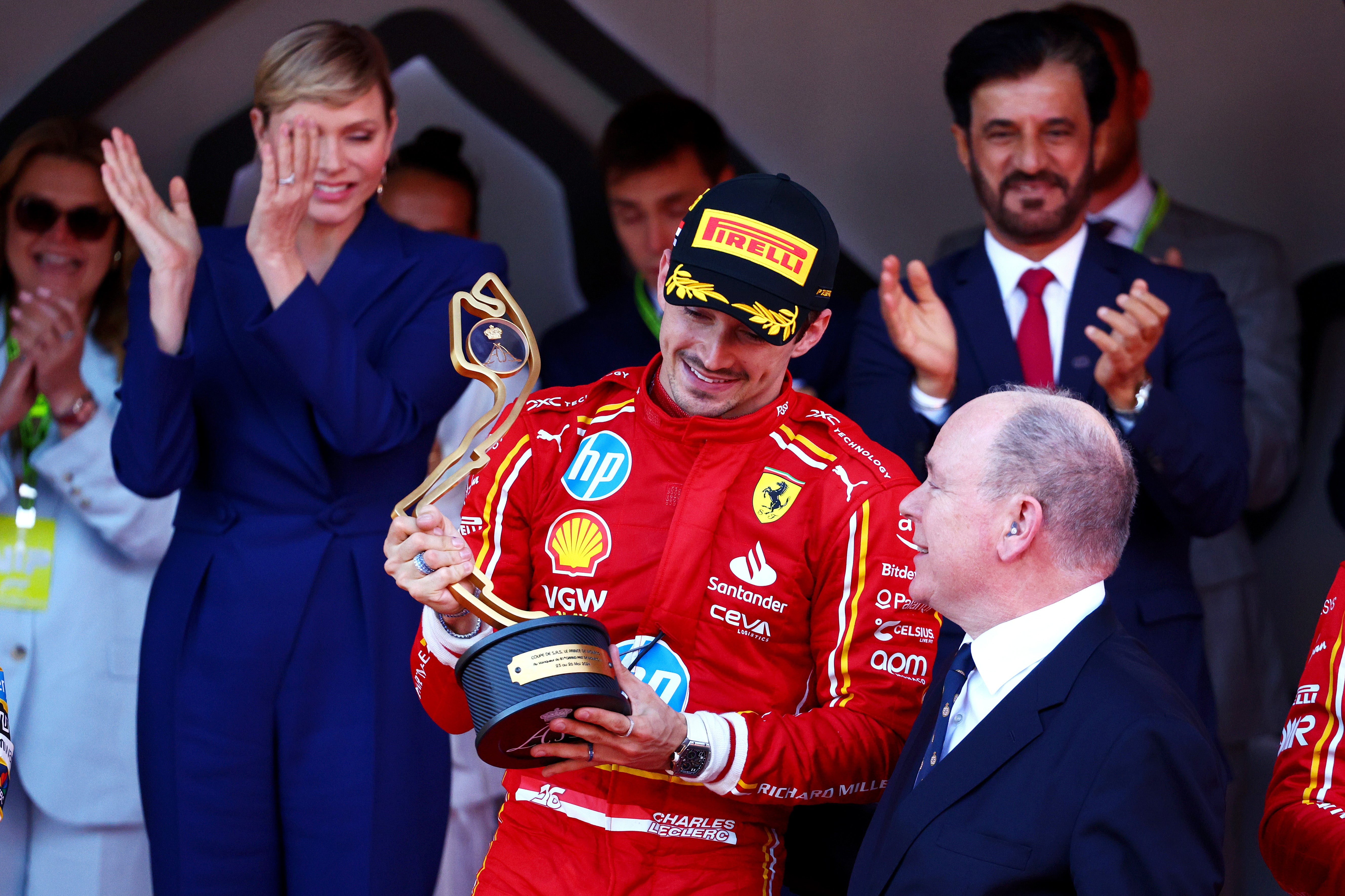 Charles Leclerc claimed victory at his home race in Monaco