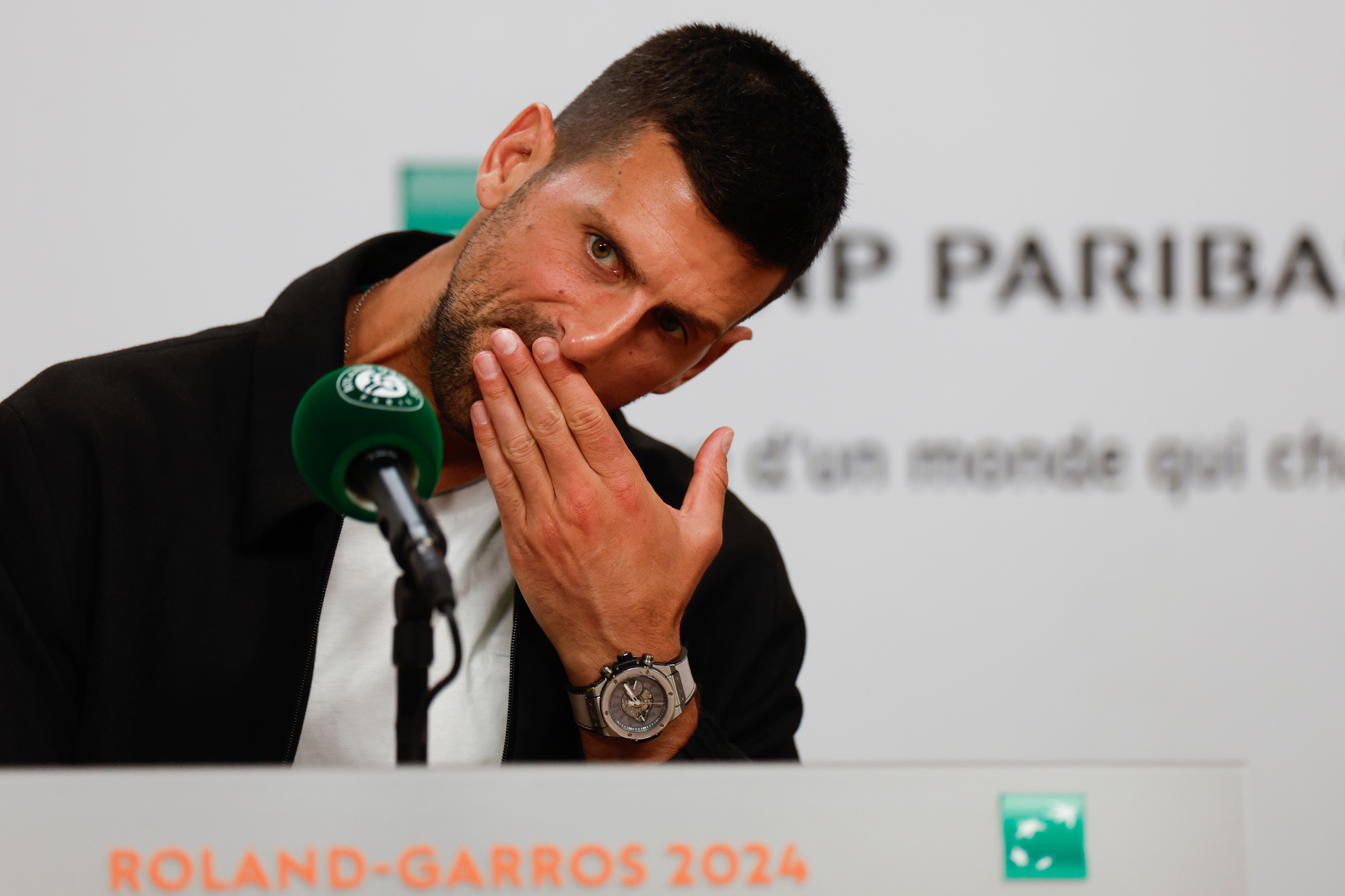 Novak Djokovic opens his French Open campaign on Tuesday (Jean-Francois Badias/AP).