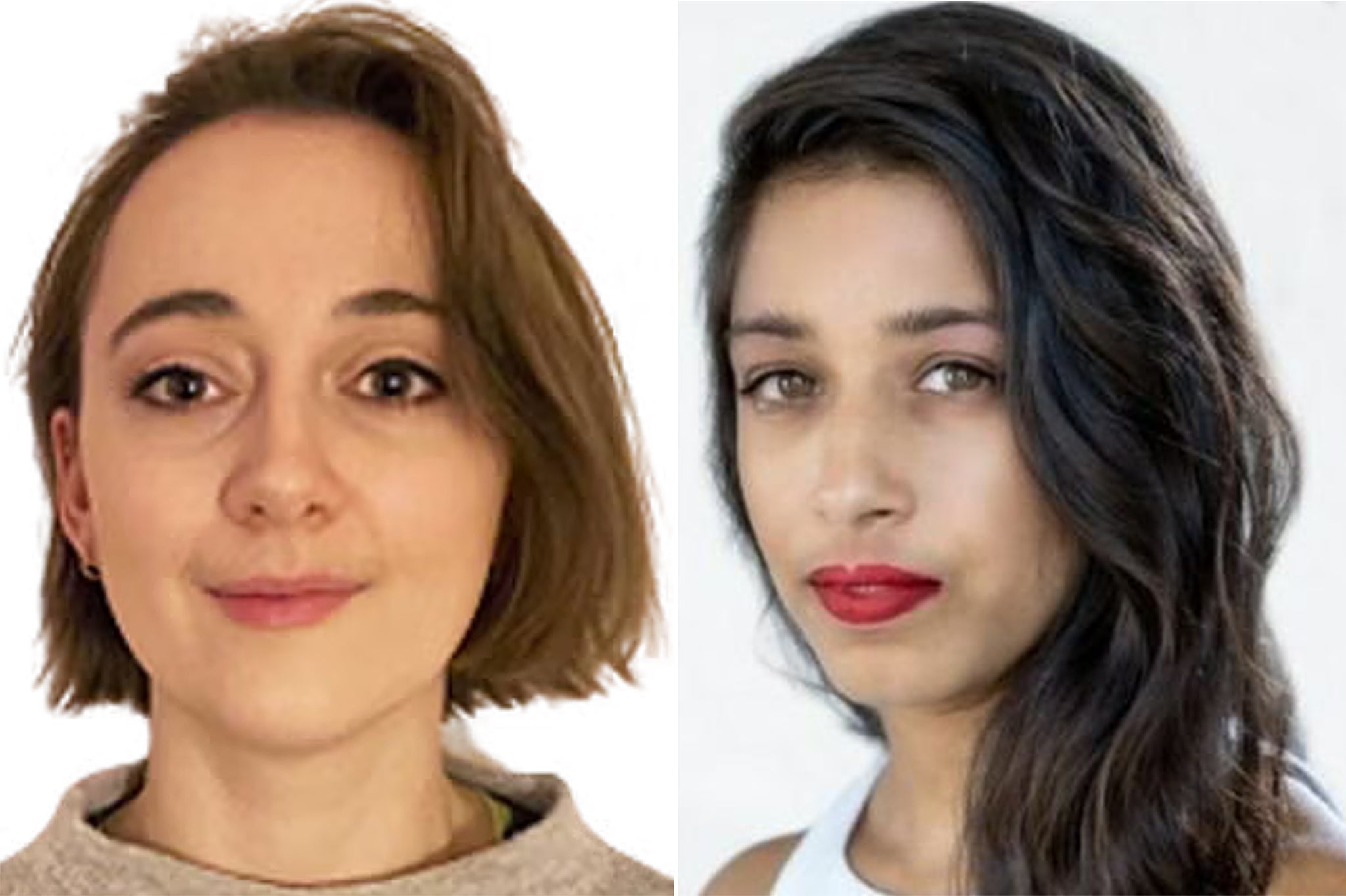 The Independent’s Holly Brancroft (left) and Rebecca Thomas have been nominated for two prestigious prizes