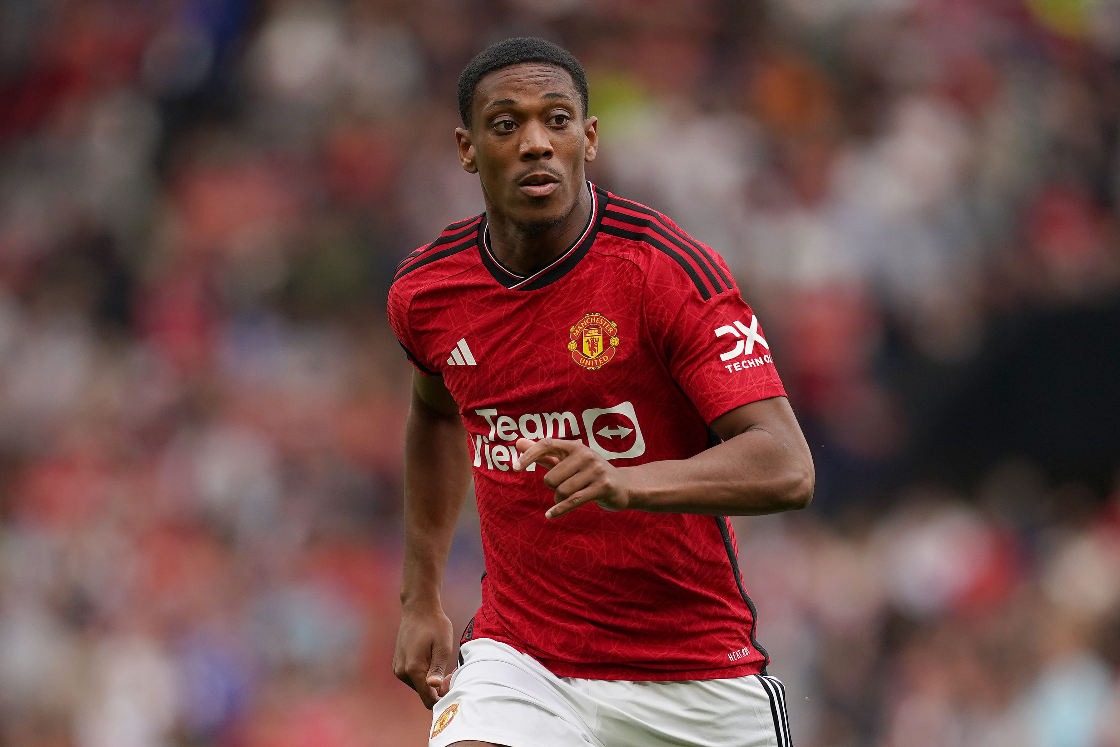 Anthony Martial has bid farewell to Manchester United (Martin Rickett/PA)