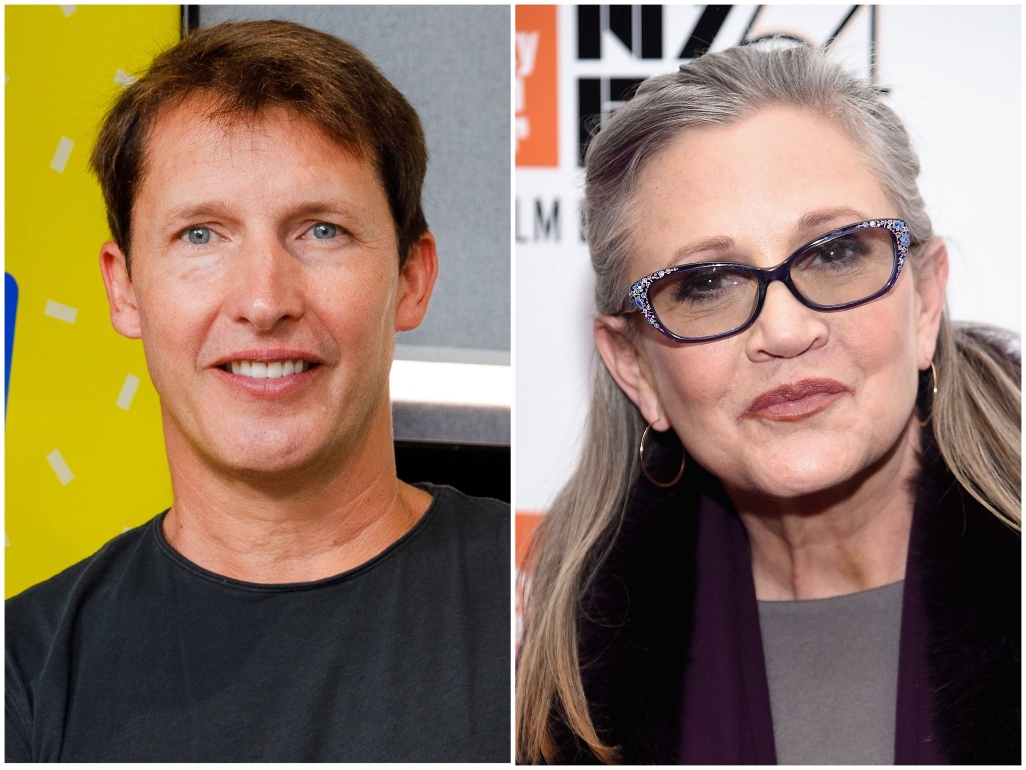 James Blunt, Carrie Fisher