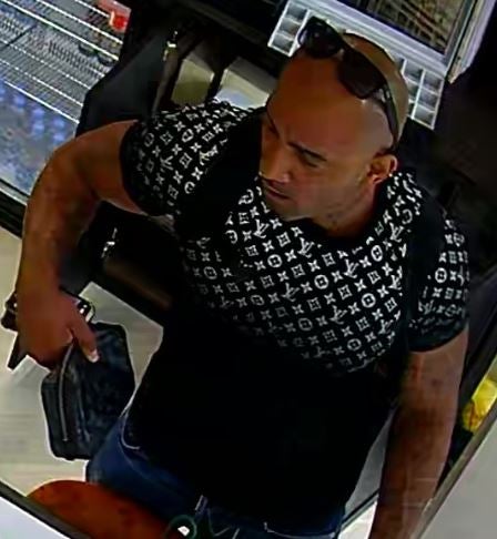 Police want to speak to this man in connection with the robbery