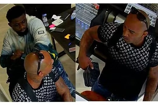 Officers are looking for two men in connection with a robbery at a jewellery shop in Richmond, west London