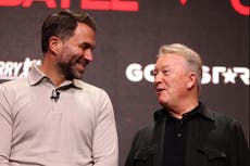 Matchroom vs Queensberry: 5 vs 5 card as Eddie Hearn’s boxers face Frank Warren’s