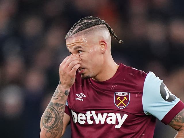 <p>Kalvin Phillips struggled on loan at West Ham</p>