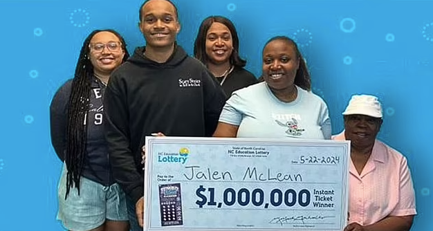 Jalen McLean, 18, won $1 million after he gave his sister, Dasha Silas, money to buy him a scratch ticket