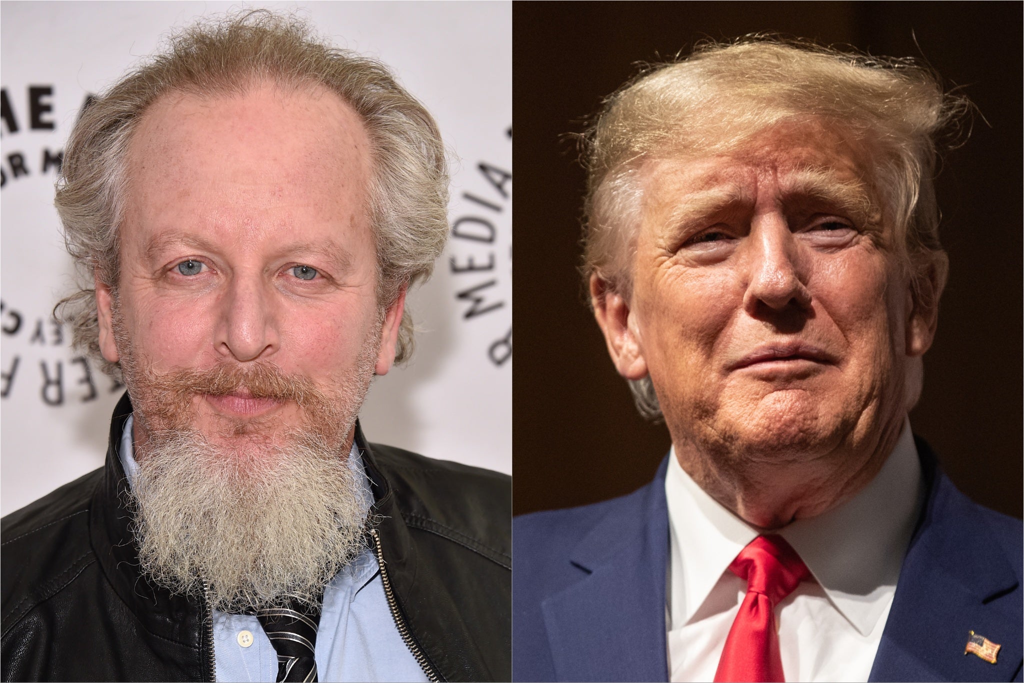 Daniel Stern (left) and Donald Trump