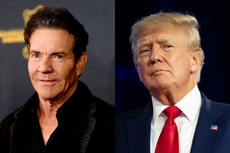 Dennis Quaid says he’s voting for Donald Trump in next US election