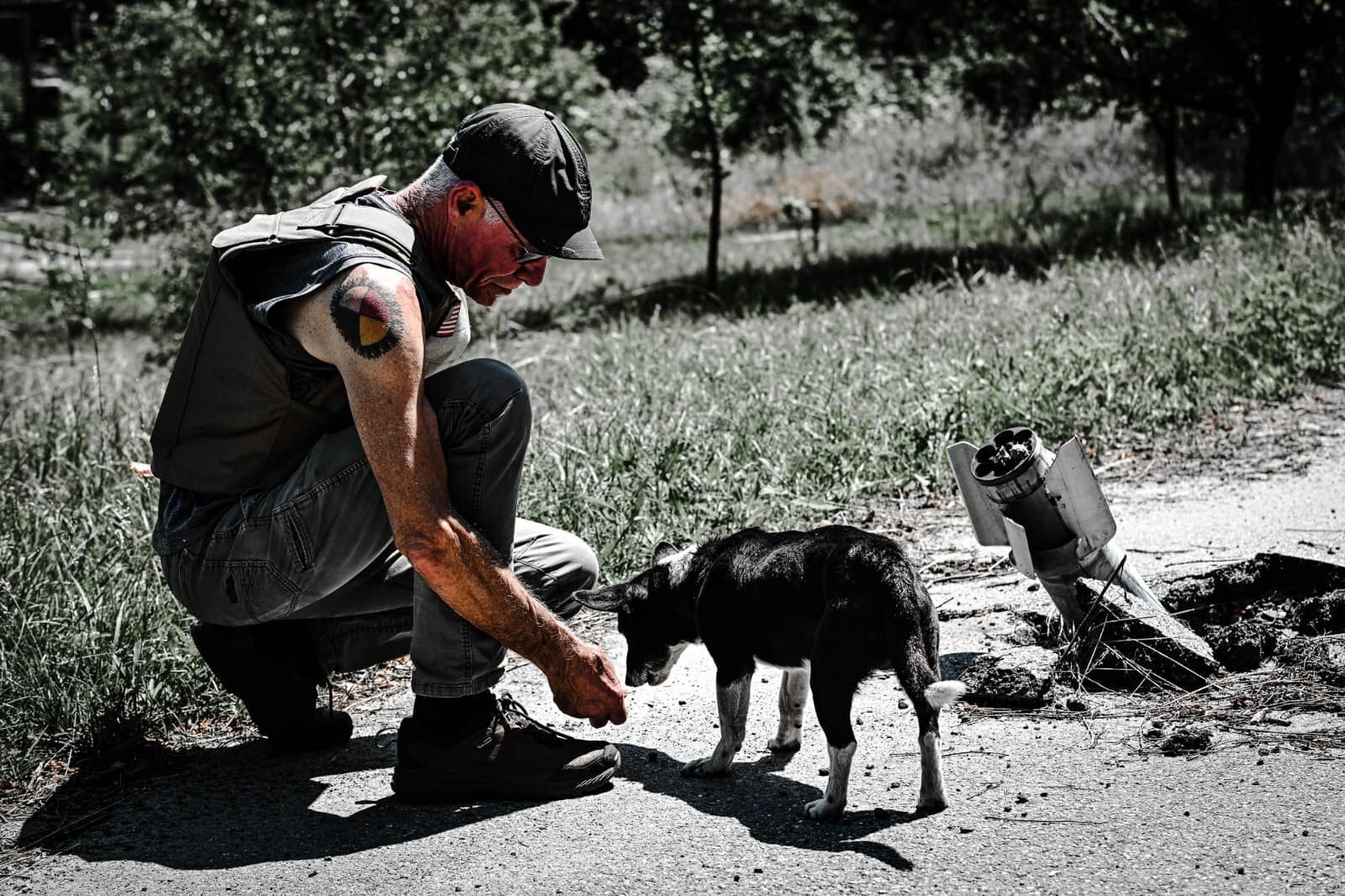 Volunteers for UWARF brave the constant threat of Russian drones and missiles in order to administer care to the stray animals