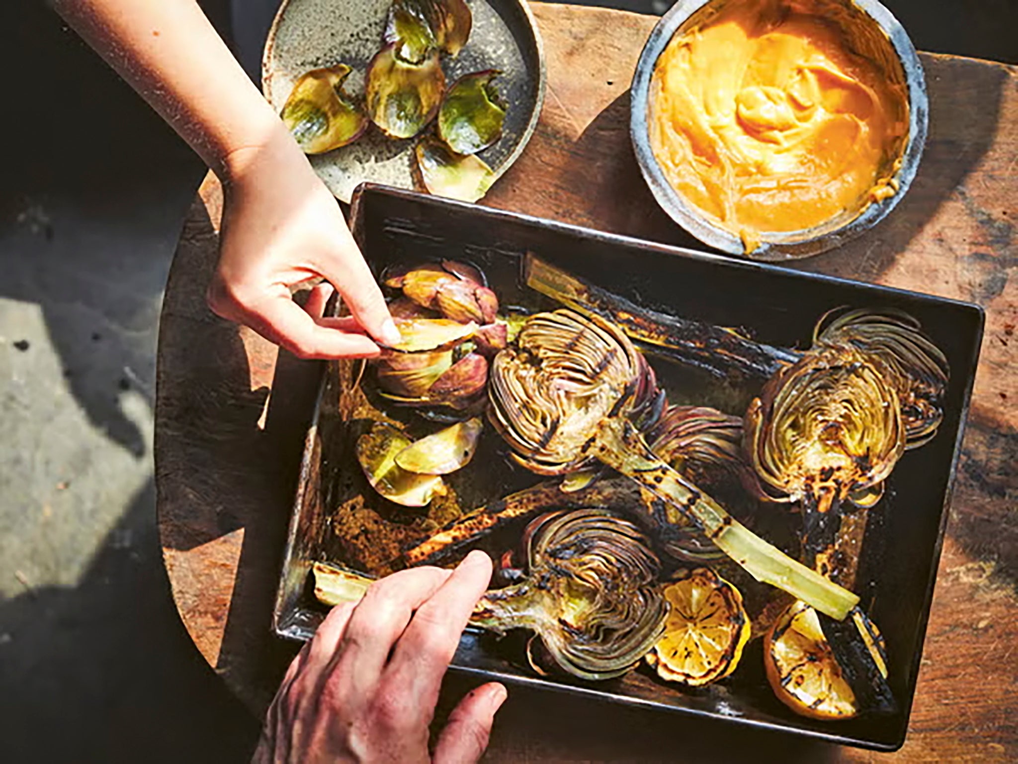 Grilled artichokes with hollandaise is your new summer favourite