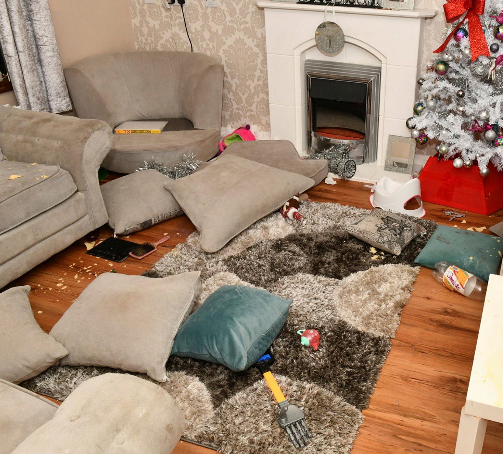 Police Service of Northern Ireland image of inside the north Belfast home of Caoimhe Morgan after her murder