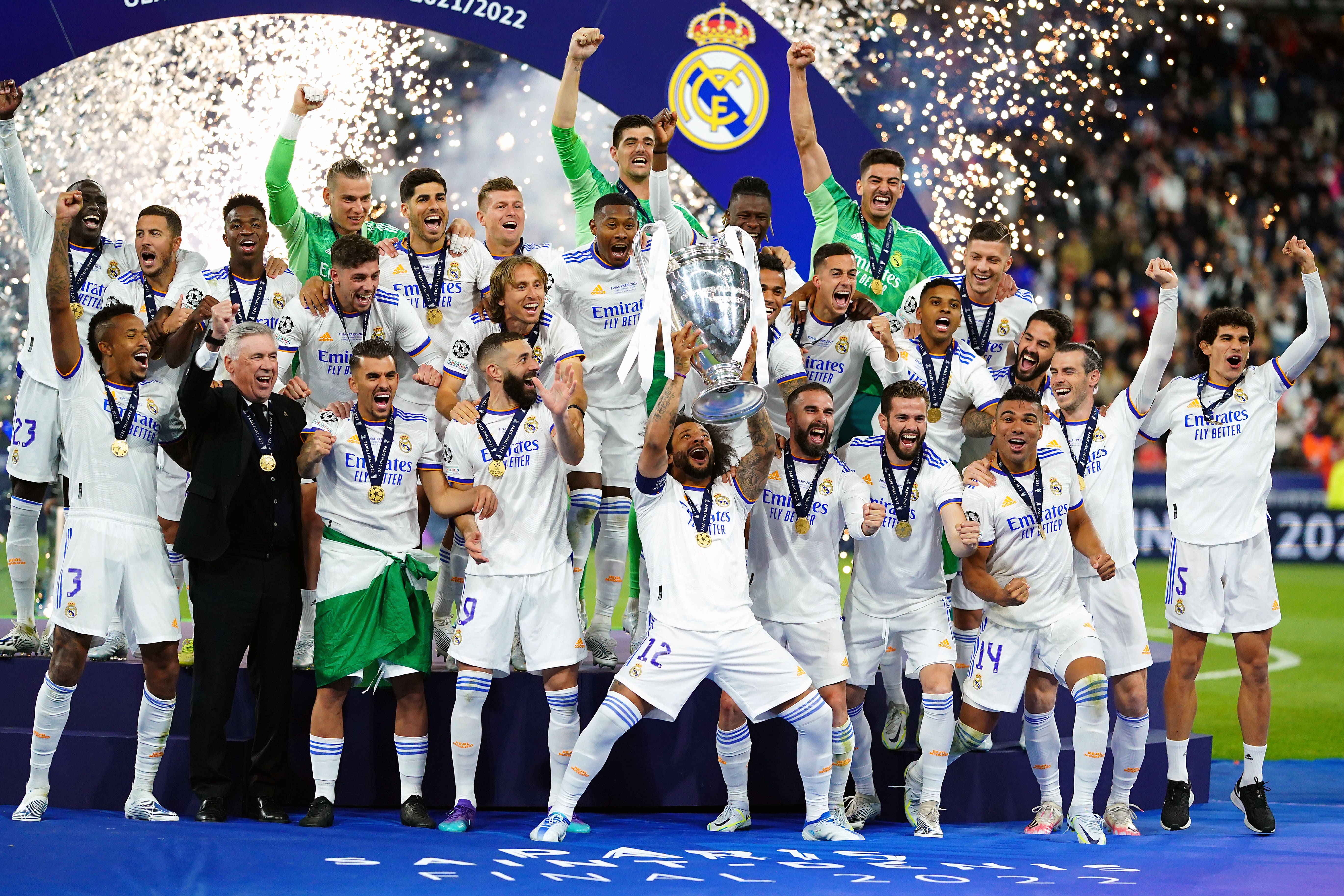 Real Madrid have been unbeatable in Champions League finals since 1981