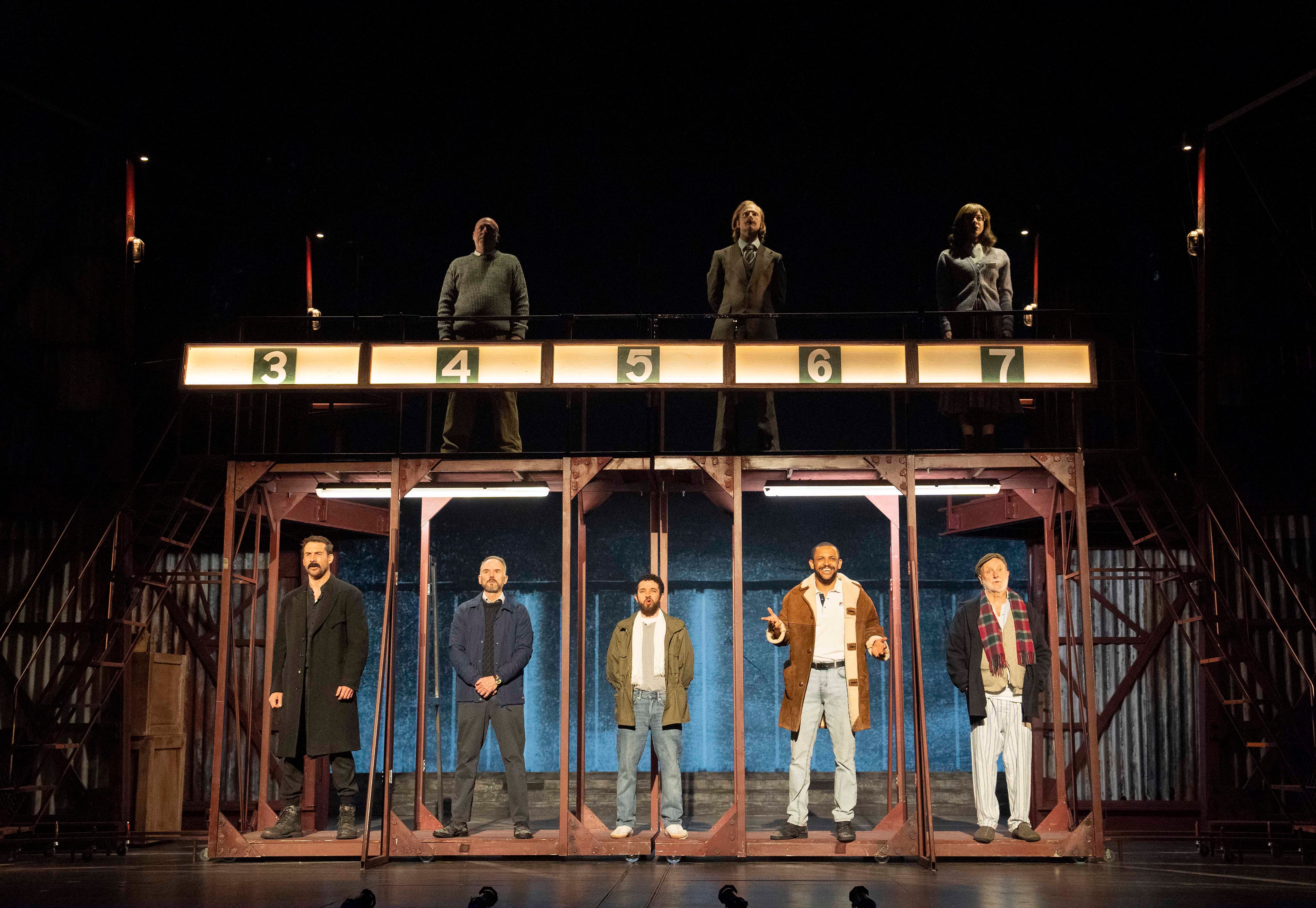 Cast of 'Boys from the Blackstuff’ at the National Theatre