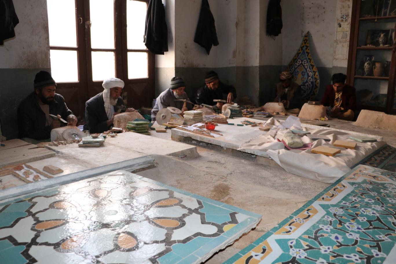 Herat is renowned for its mosaic tiles