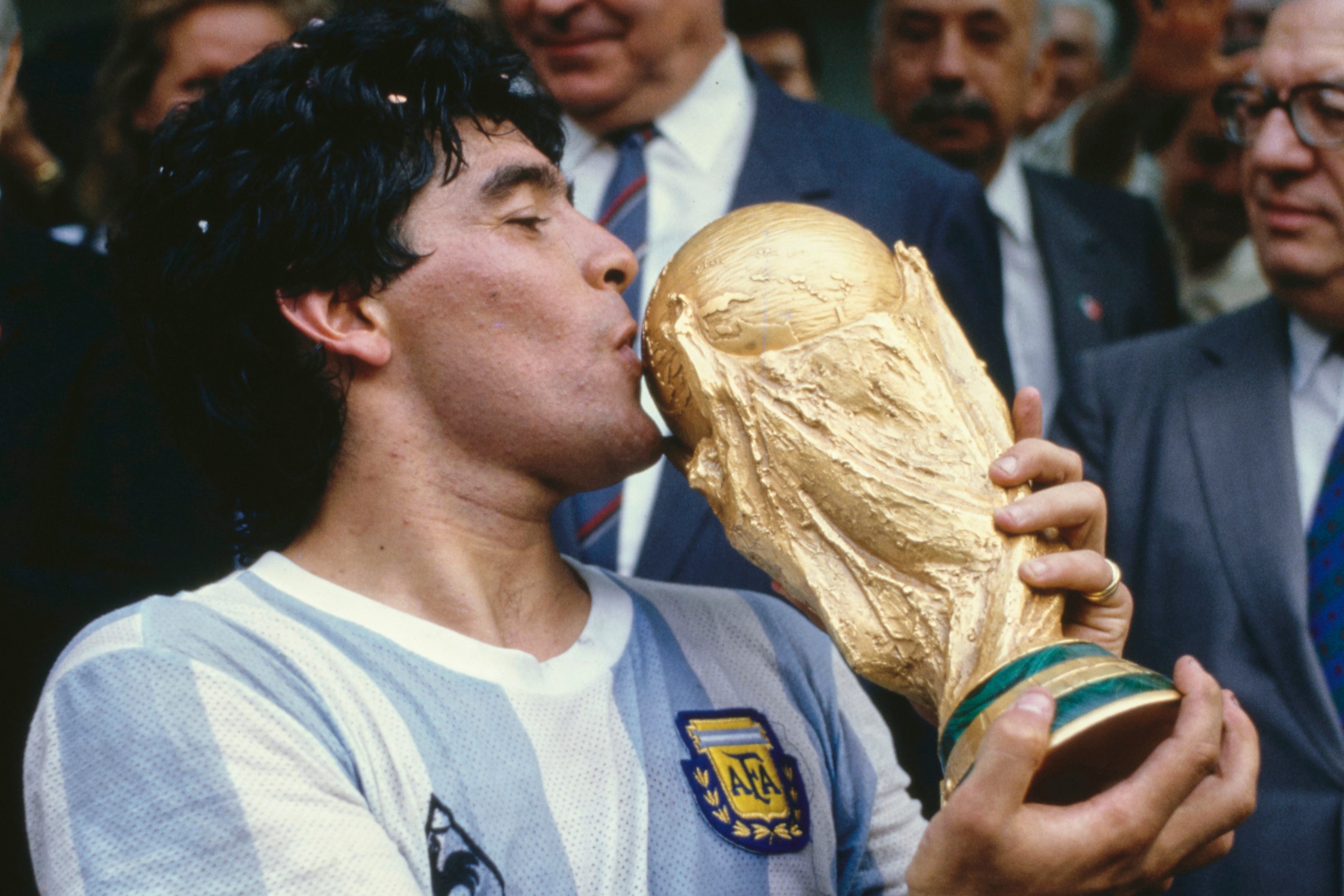 Diego Maradona starred as Argentina triumphed in 1986