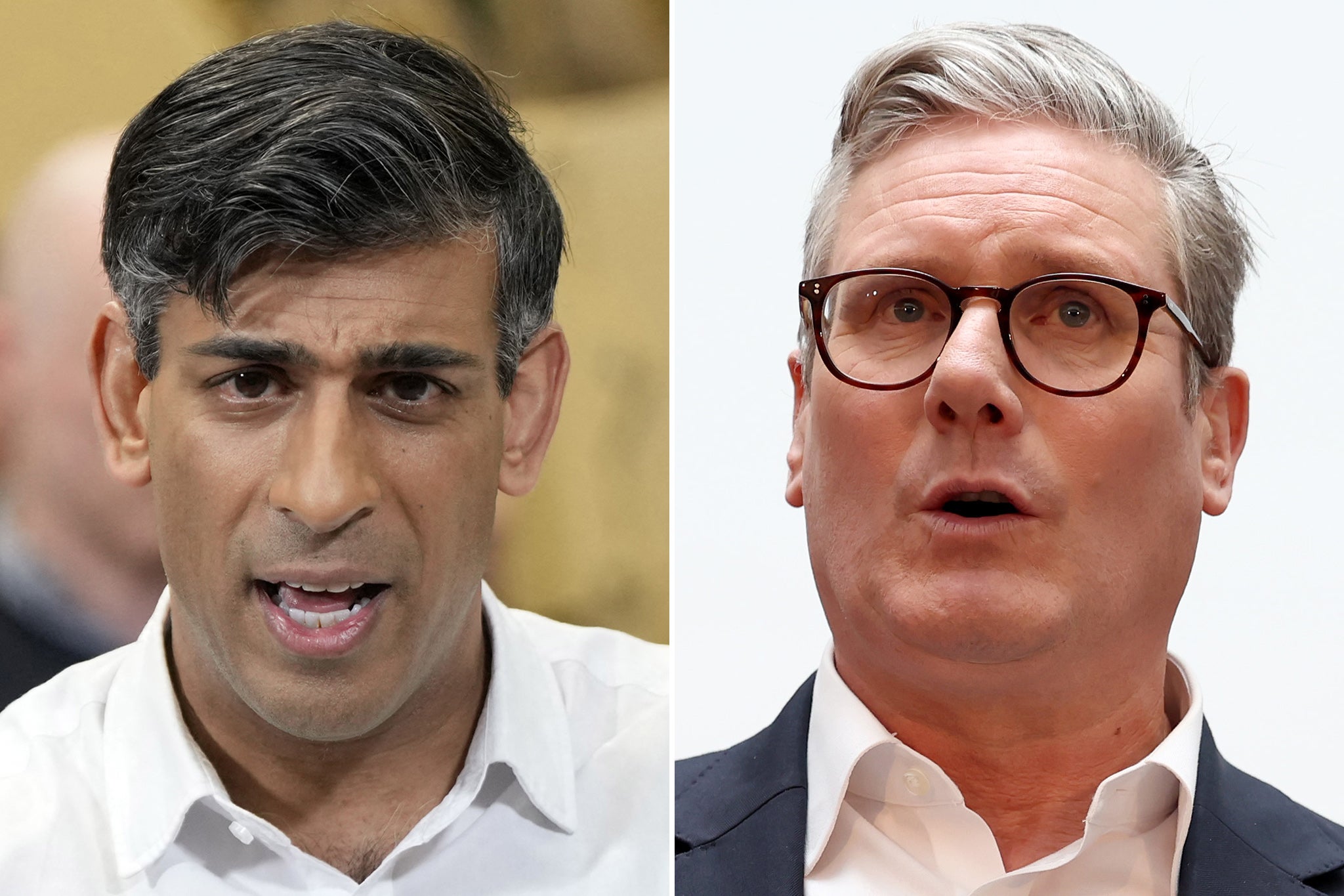 Rishi Sunak and Sir Keir Starmer are set to clash