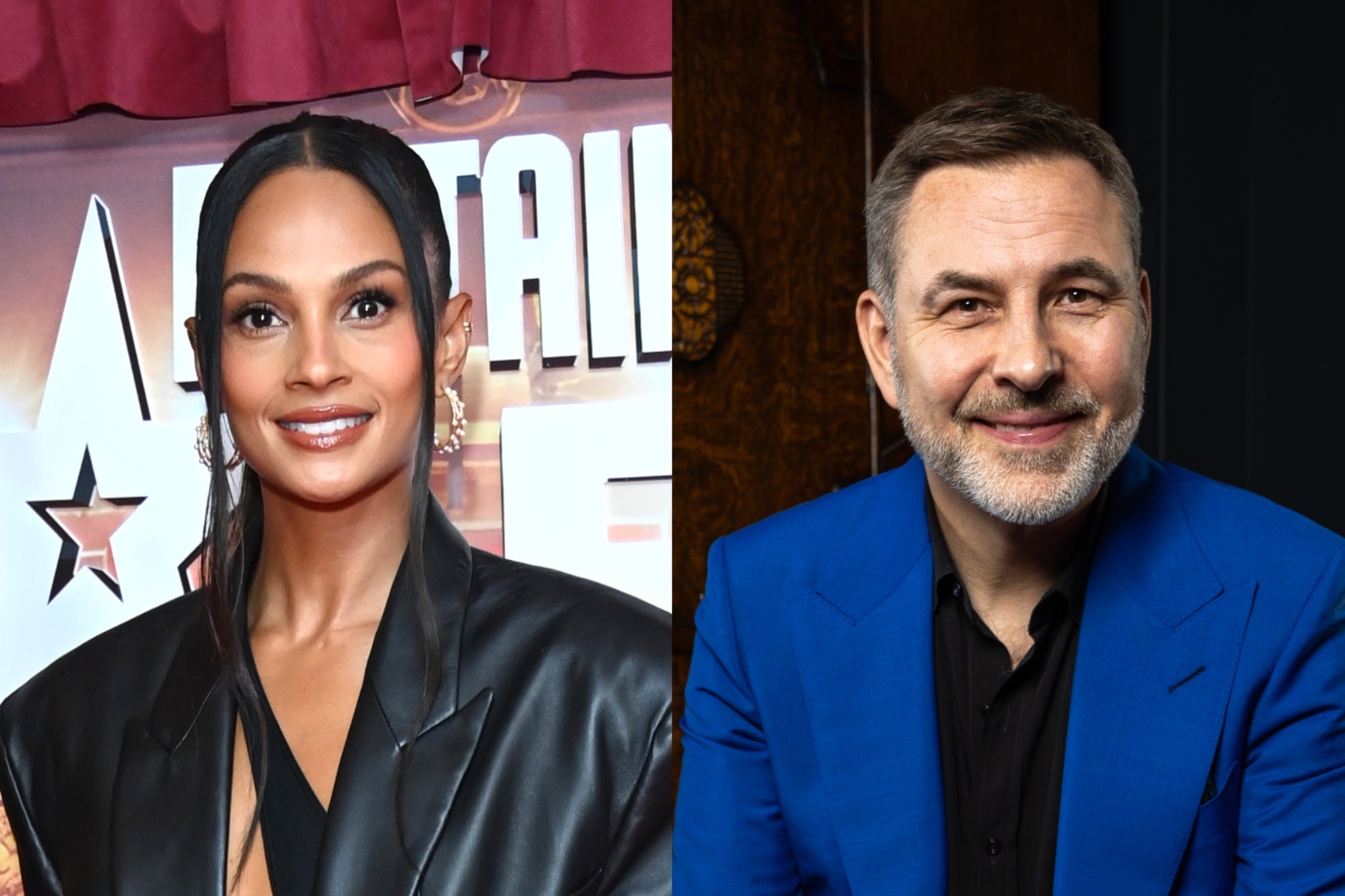 Alesha Dixon and David Walliams