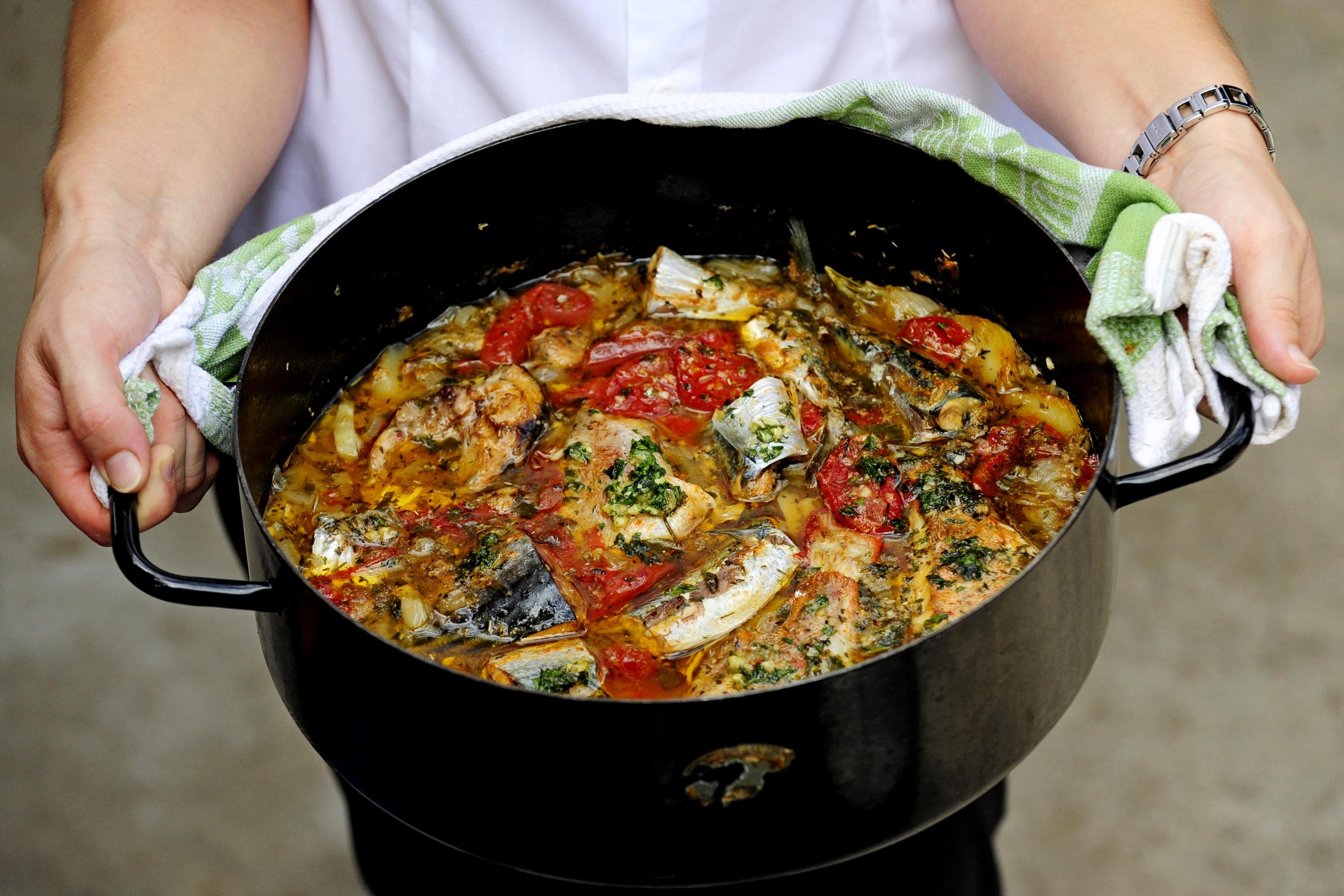 Brudet is a delicious, garlicky, traditional white fish soup