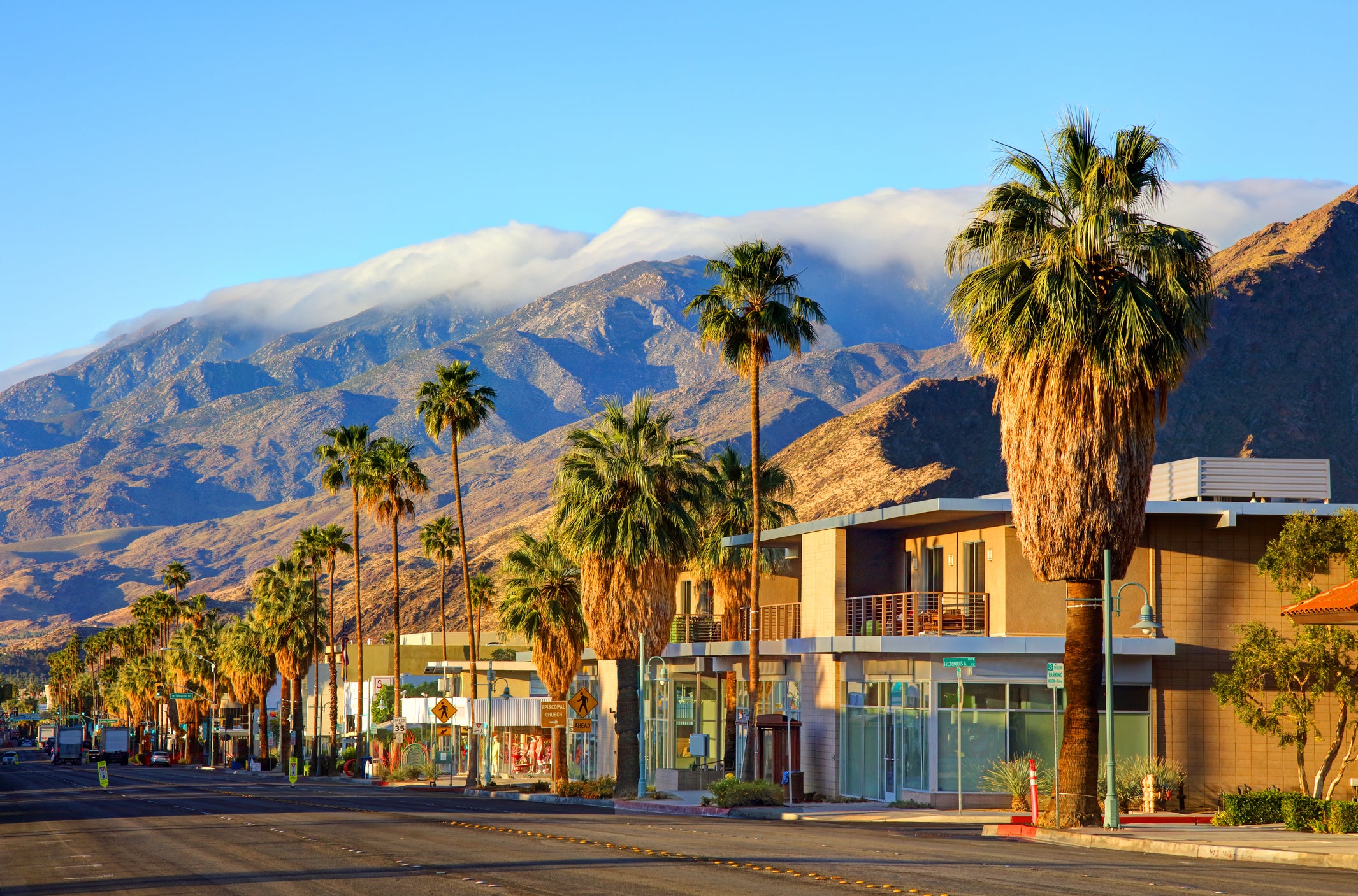 The desert city of Palm Springs