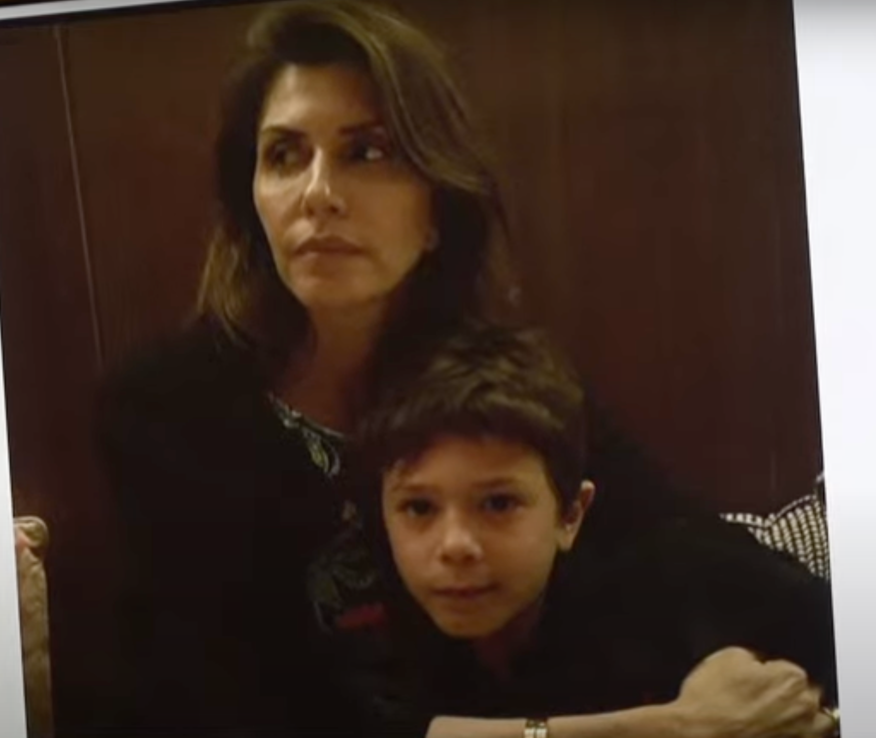 Jennifer Dulos and her son Theodore Dulos, who was only 13 when she vanished