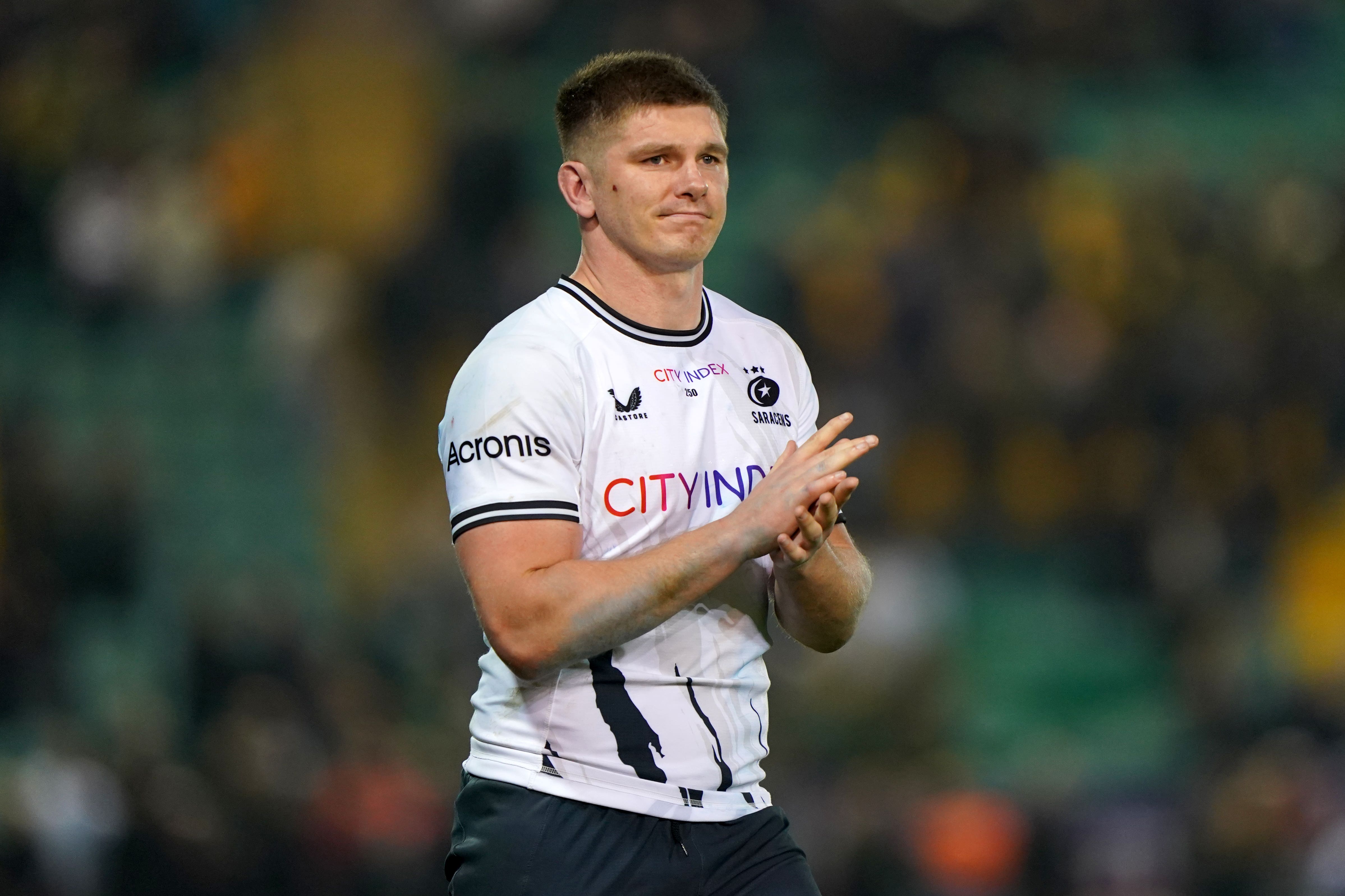 Owen Farrell ended his Saracens career with defeat (Joe Giddens/PA)