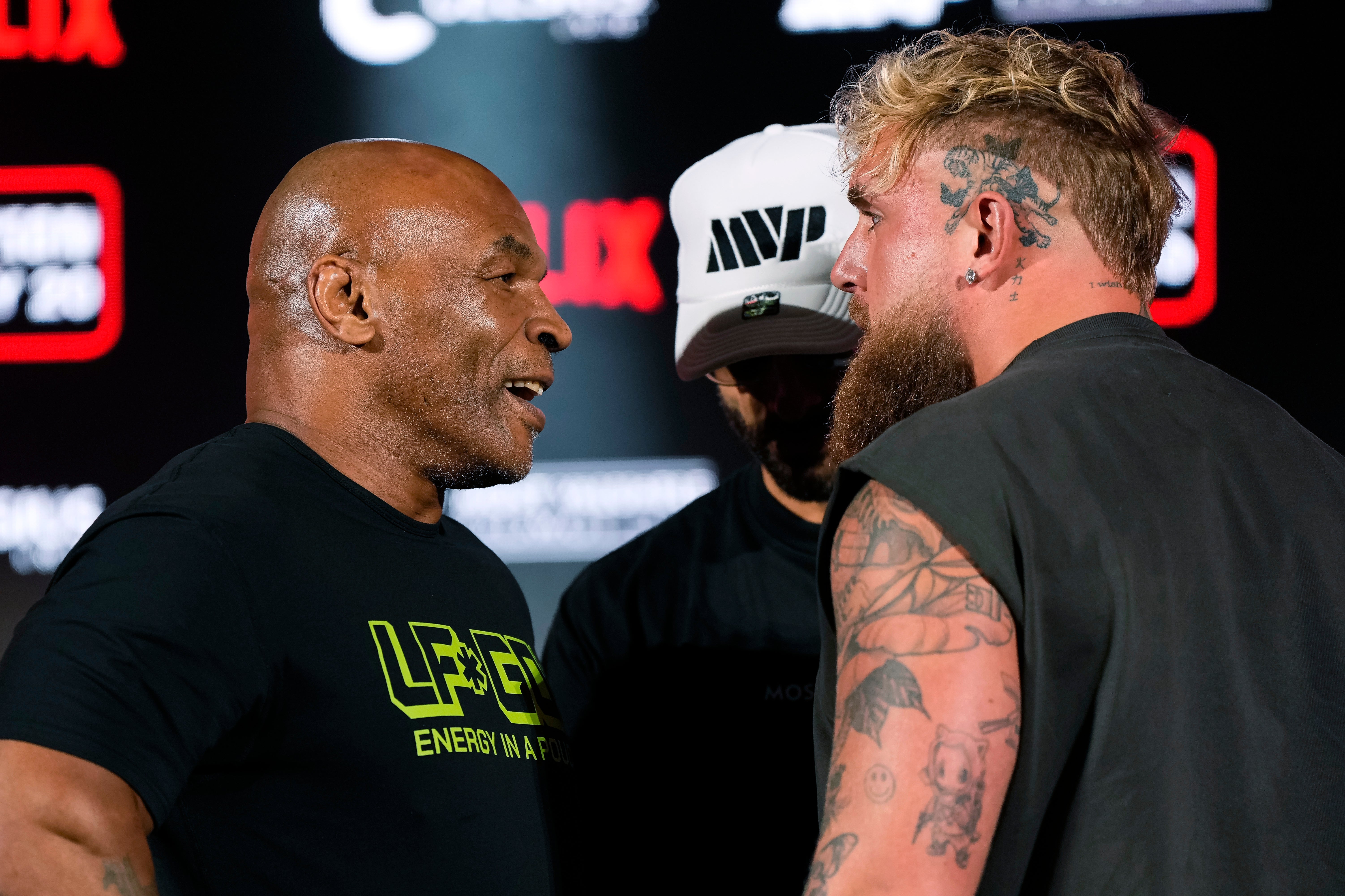 Mike Tyson and Jake Paul go head to head