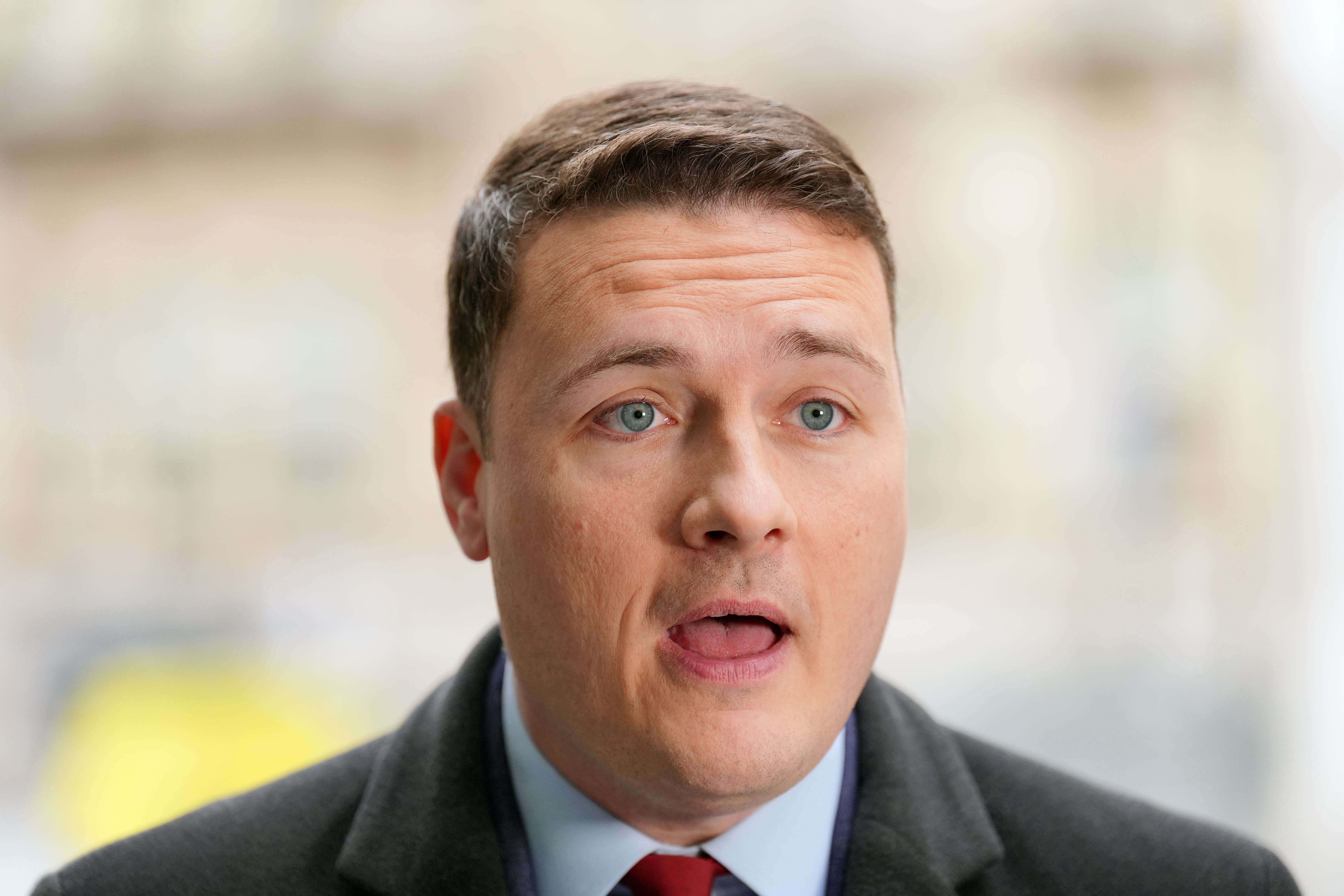 Wes Streeting has said he does not travel alone on public transport at the moment (Jonathan Brady/PA)