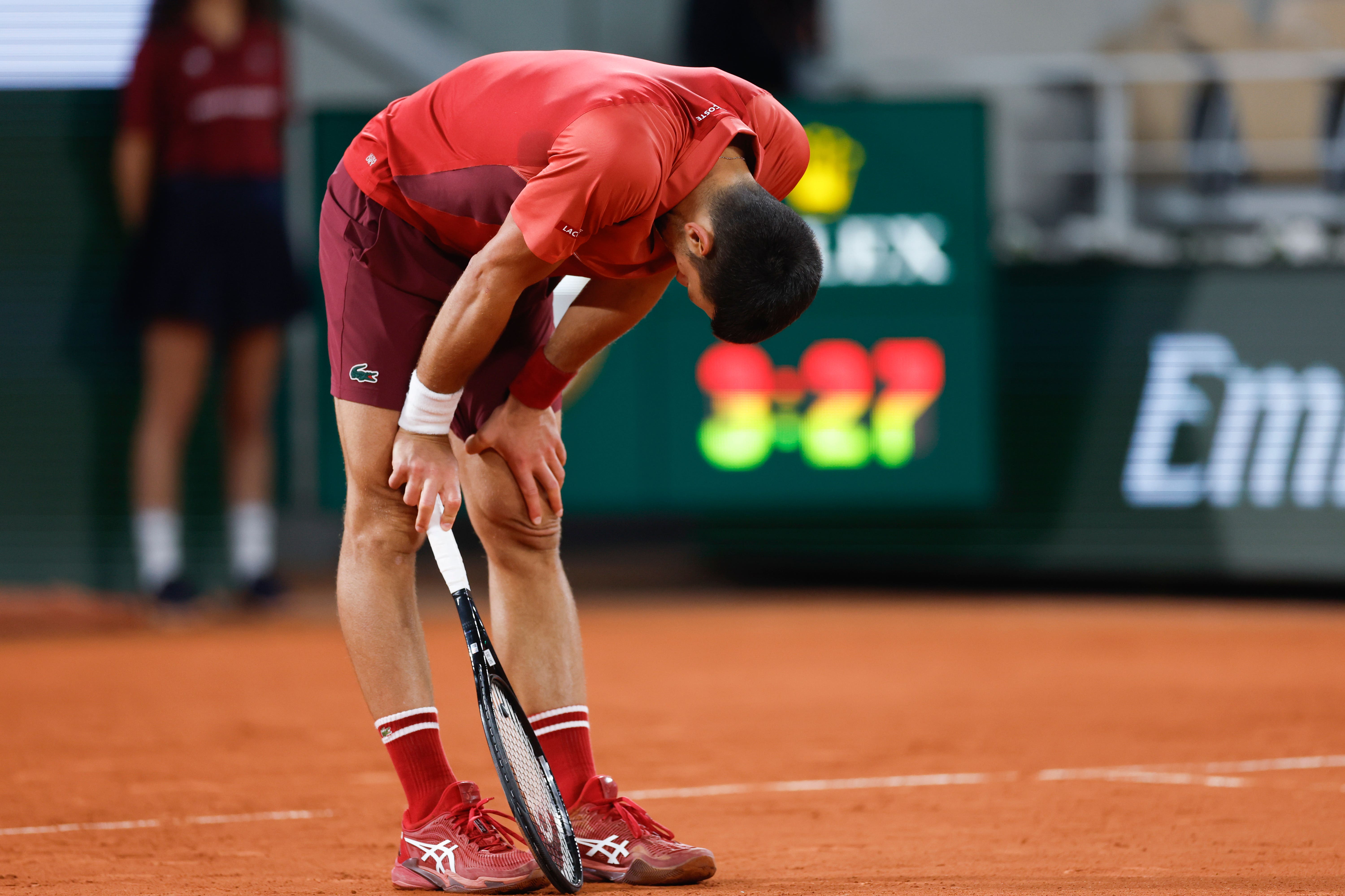 Novak Djokovic finished his match after 3am (Jean-Francois Badias/AP)