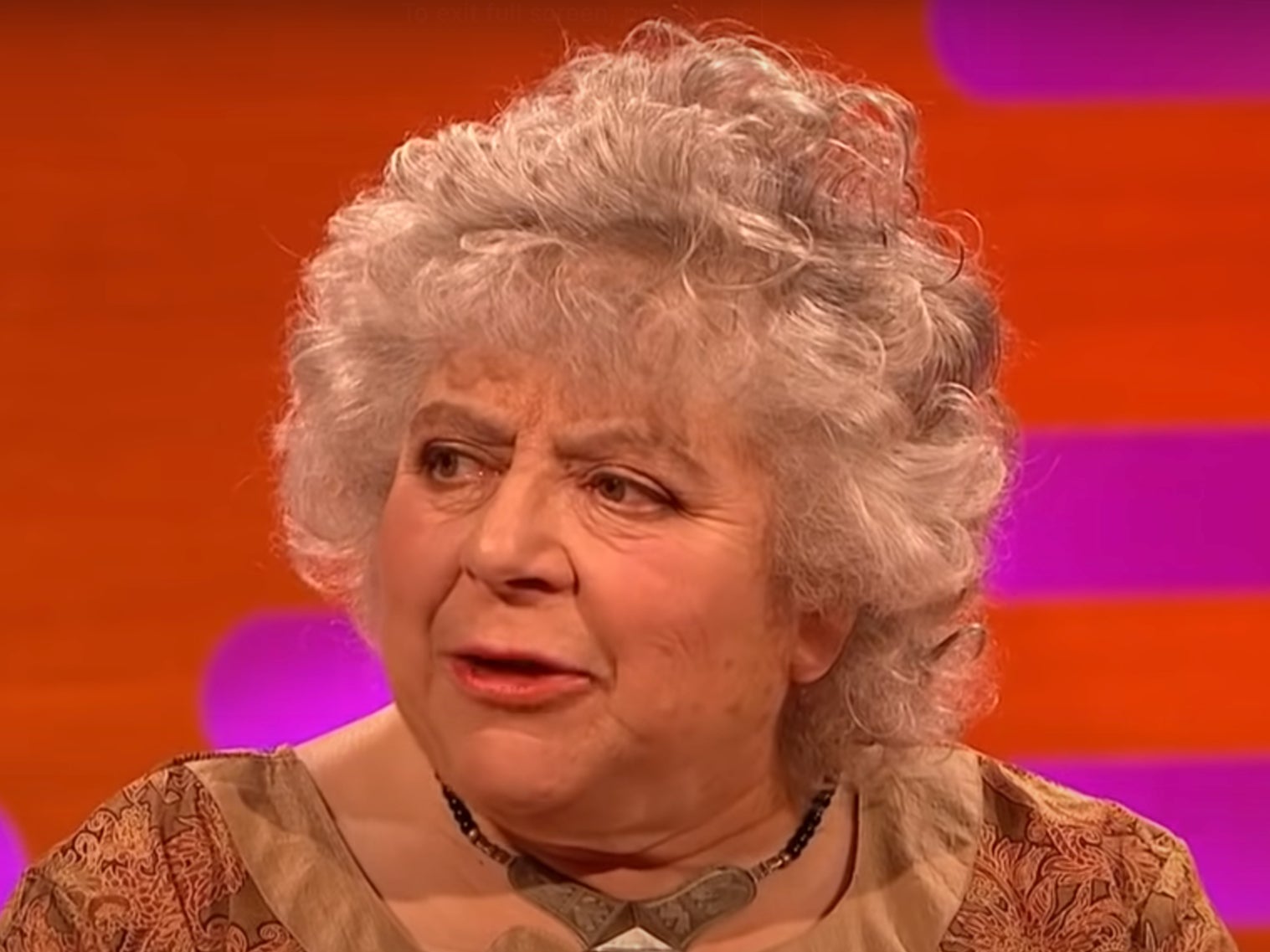 Miriam Margolyes on ‘The Graham Norton Show’