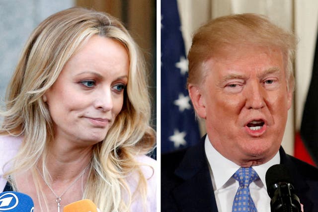 <p>Stormy Daniels and Donald Trump. Ex-president has reportedly tried to strike another hush money deal with adult film star ahead of 2024 election</p>