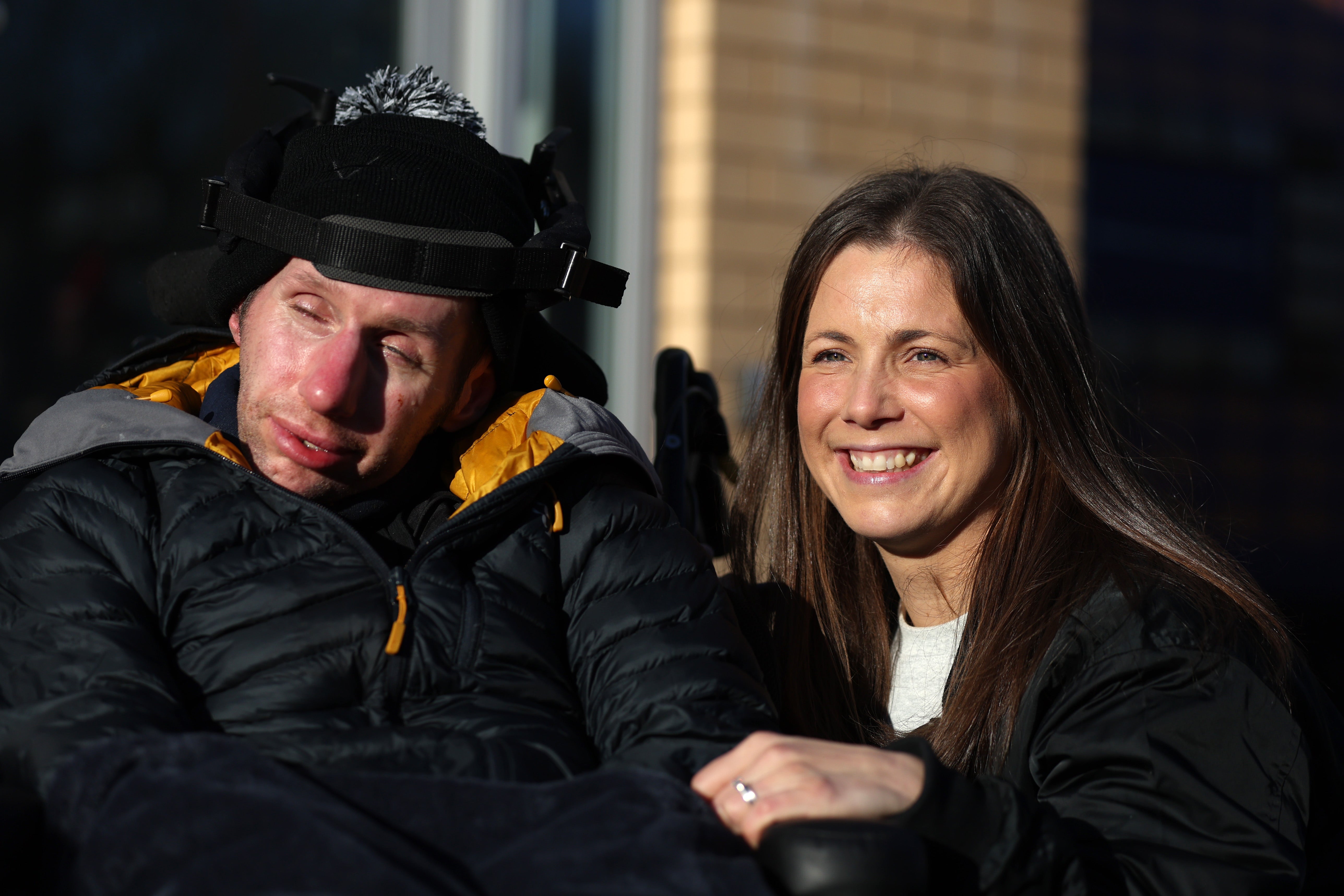 Wife Lindsey cared for her husband Rob during his four-and-a-half year battle with MND